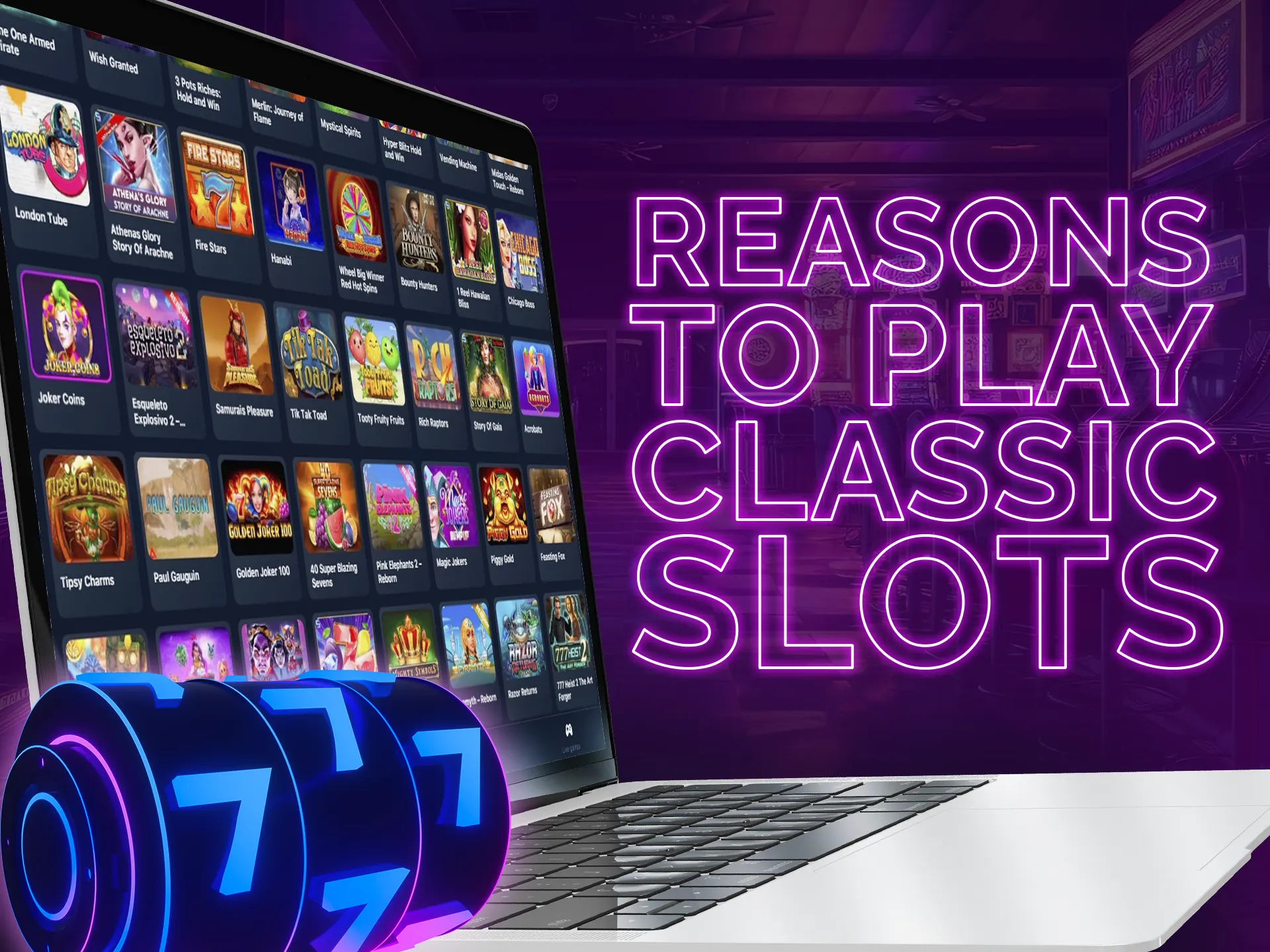 Familiarise yourself with the reasons to play classic slots online.