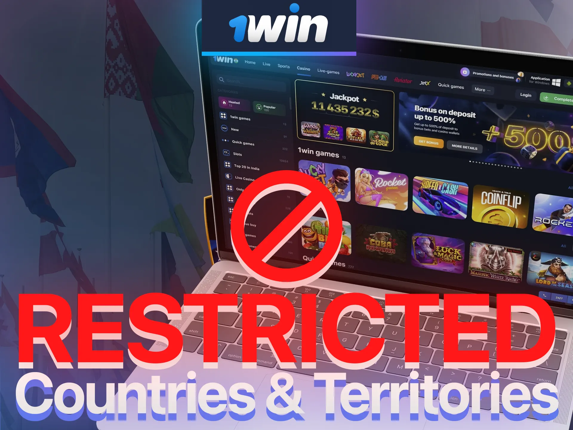 There are several countries where online gambling is prohibited, and thus players from these nations are not permitted to access 1win online casino.