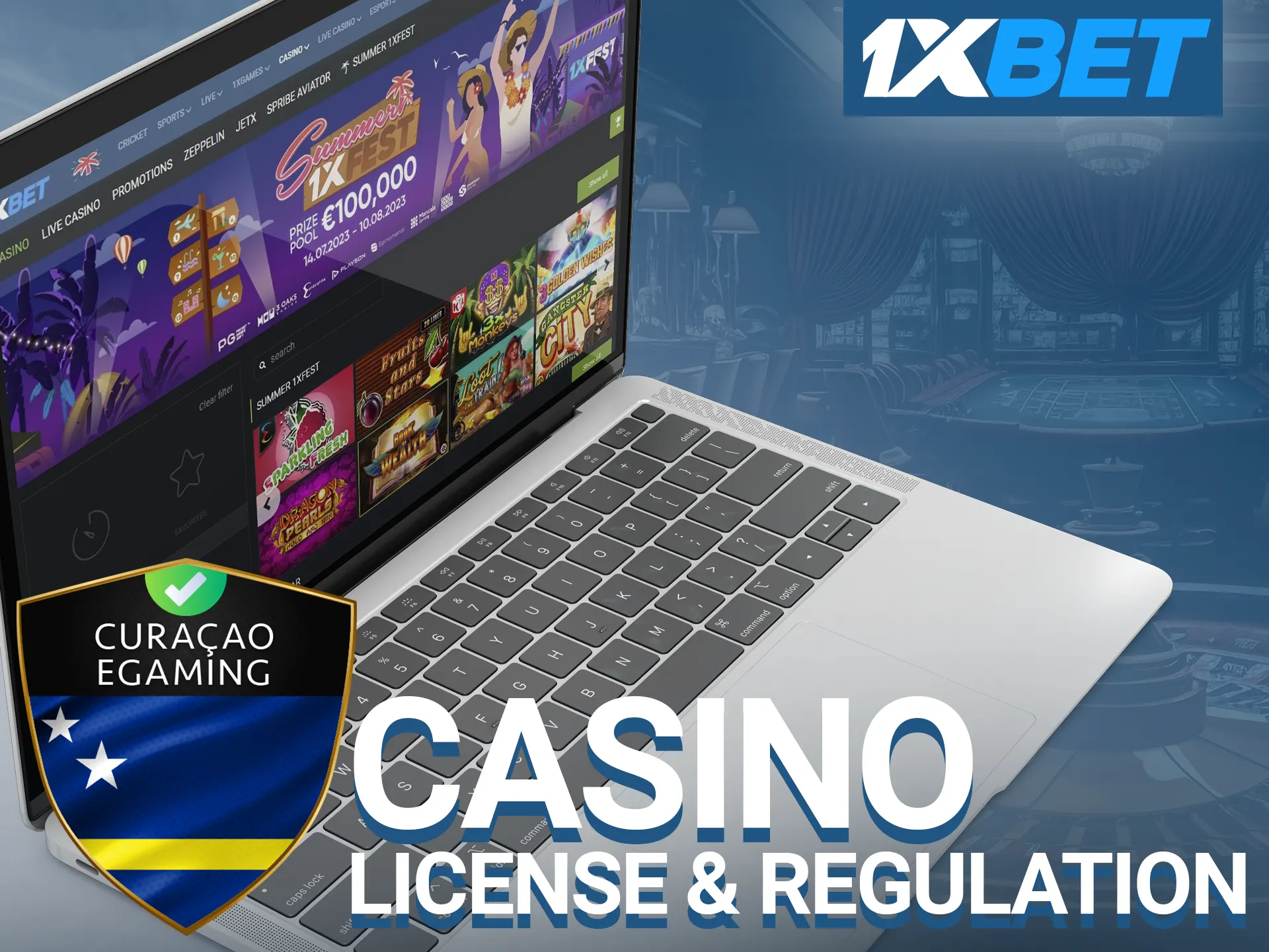 1xbet holds a license from Curaсao.