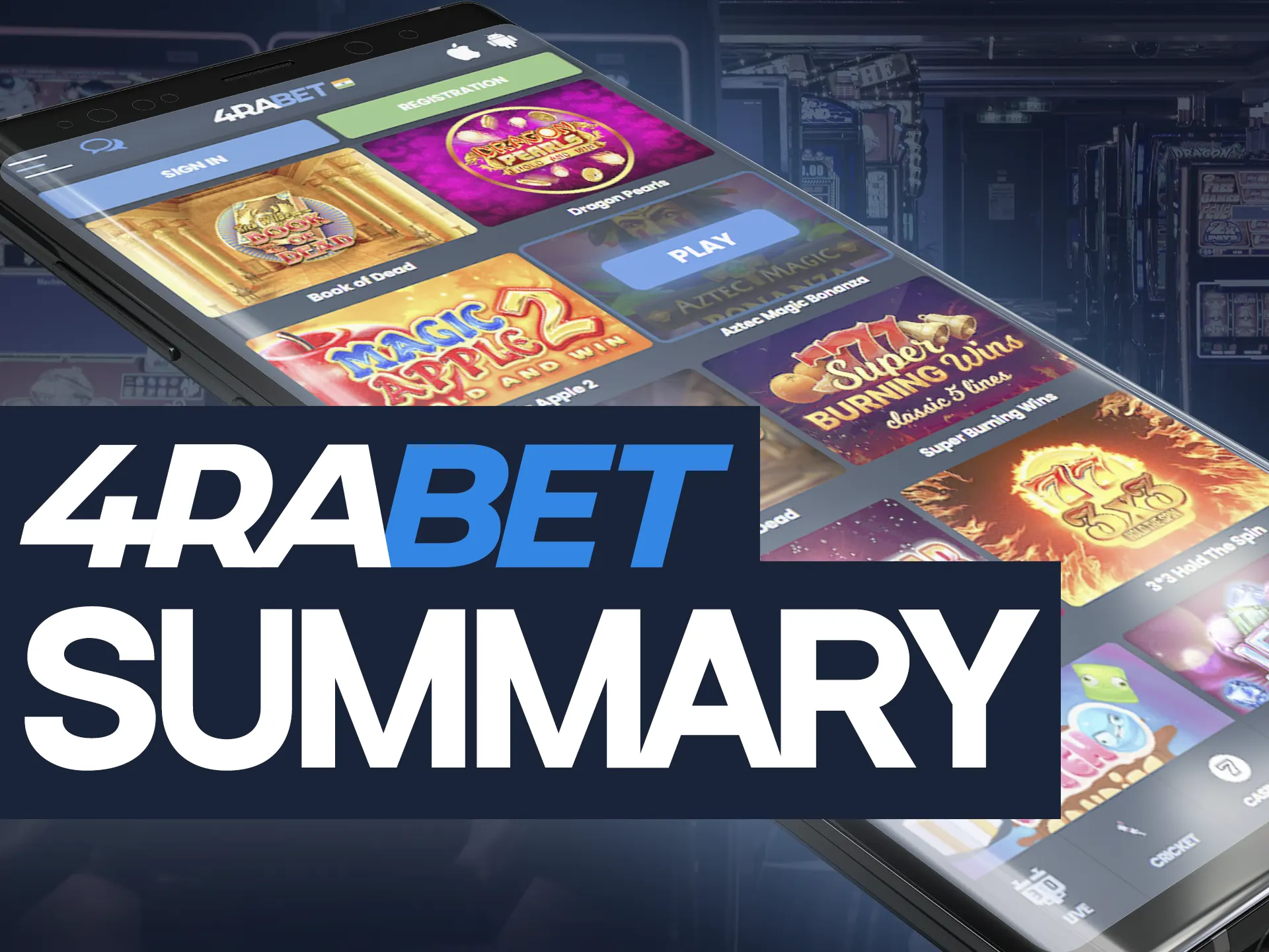 At 4Rabet online casino you will find games to suit all tastes.