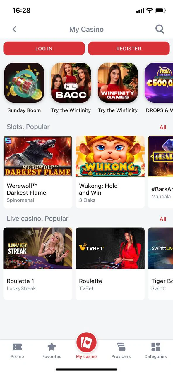 Play online casino games with 888Starz.