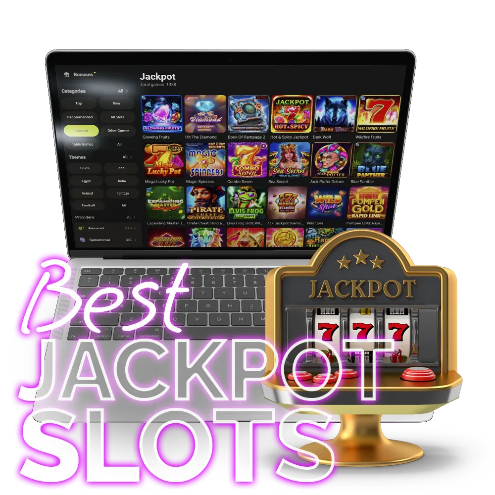 Play the best jackpot slots games.