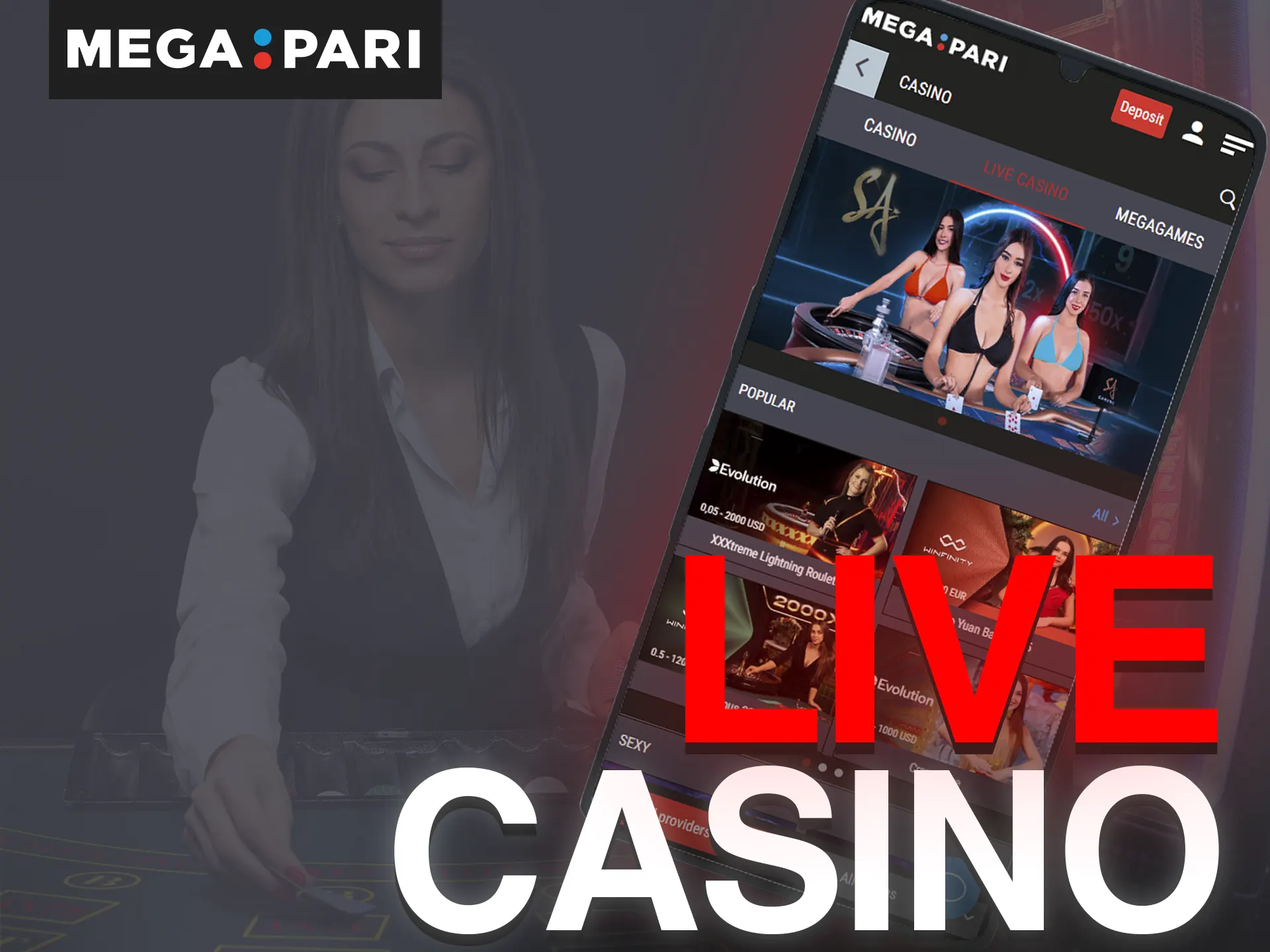 Playing in a live casino will give you a thrill.