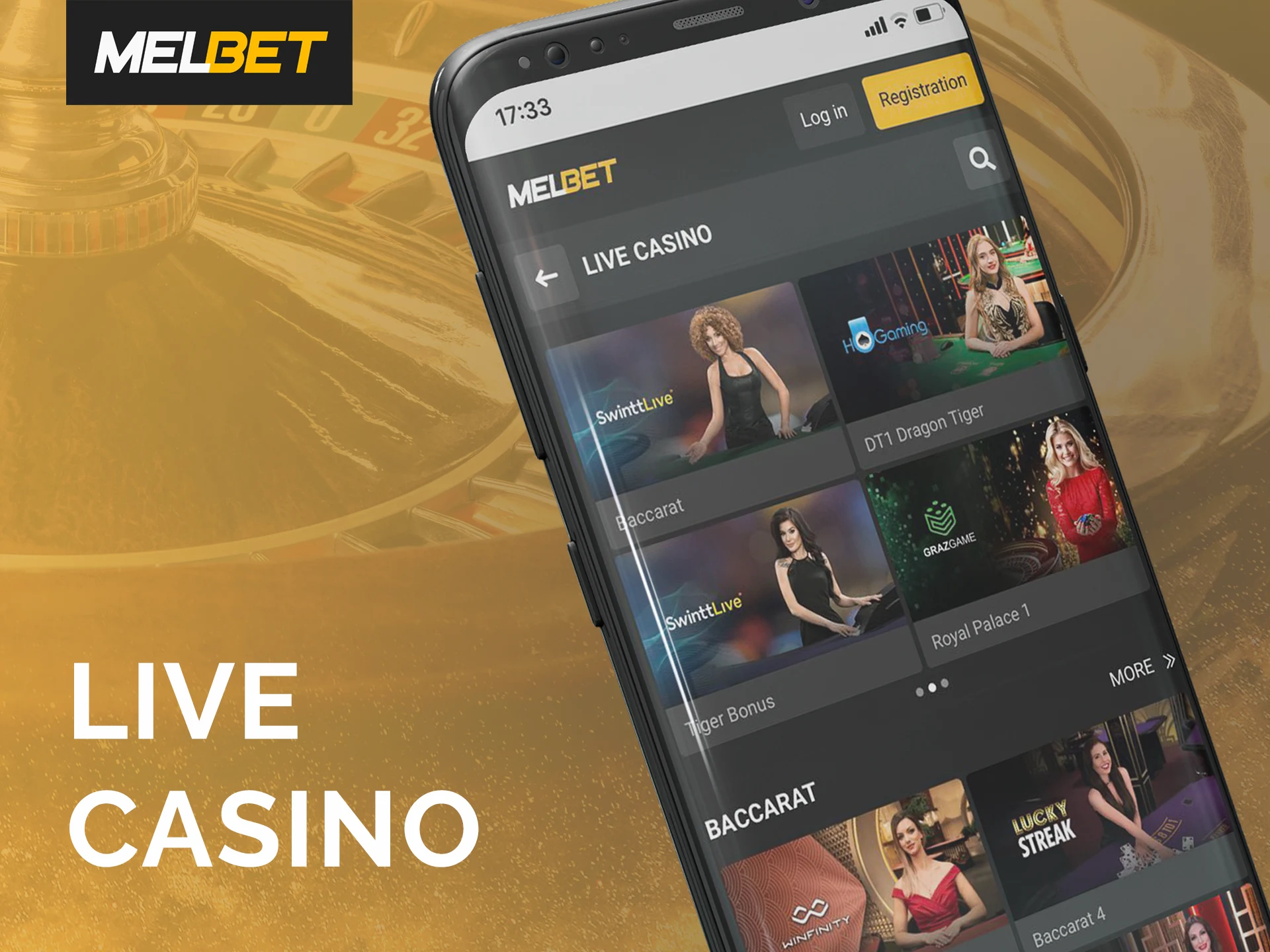 Discover a new way to enjoy the thrill of casino gaming from the comfort of your own device by giving the live casino feature on the Melbet app a try right away.