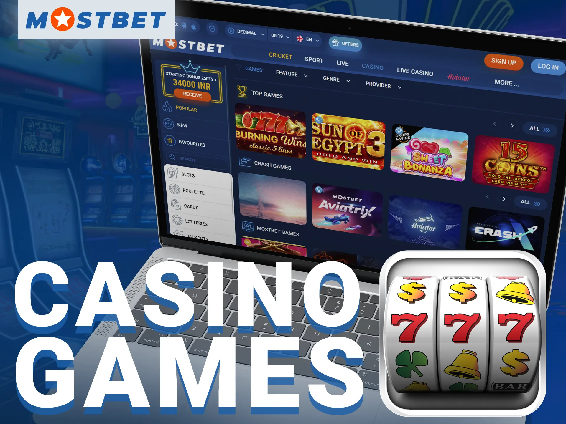 With regular additions of new games, Mostbet's casino section ensures a diverse array.