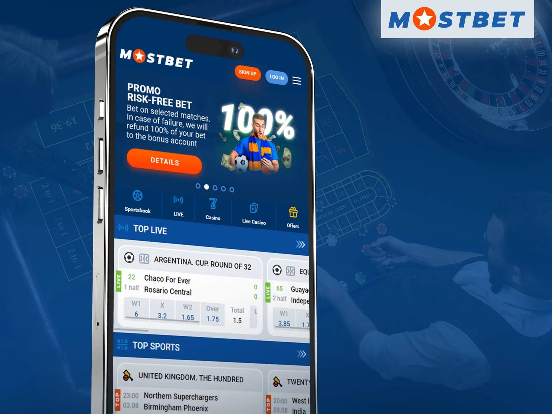 Embrace the convenience of Mostbet's mobile website and wager on your favorite games anytime, anywhere.