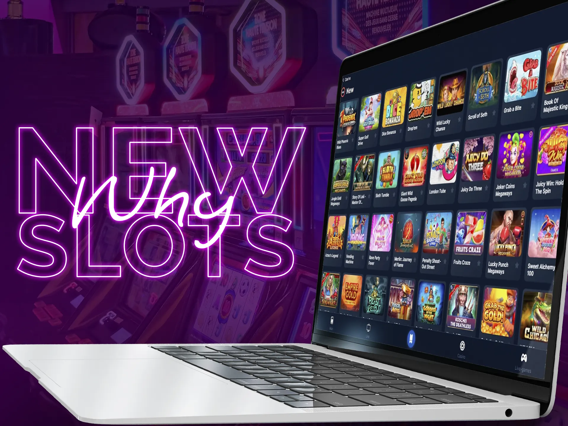Find out why you should choose new slots.