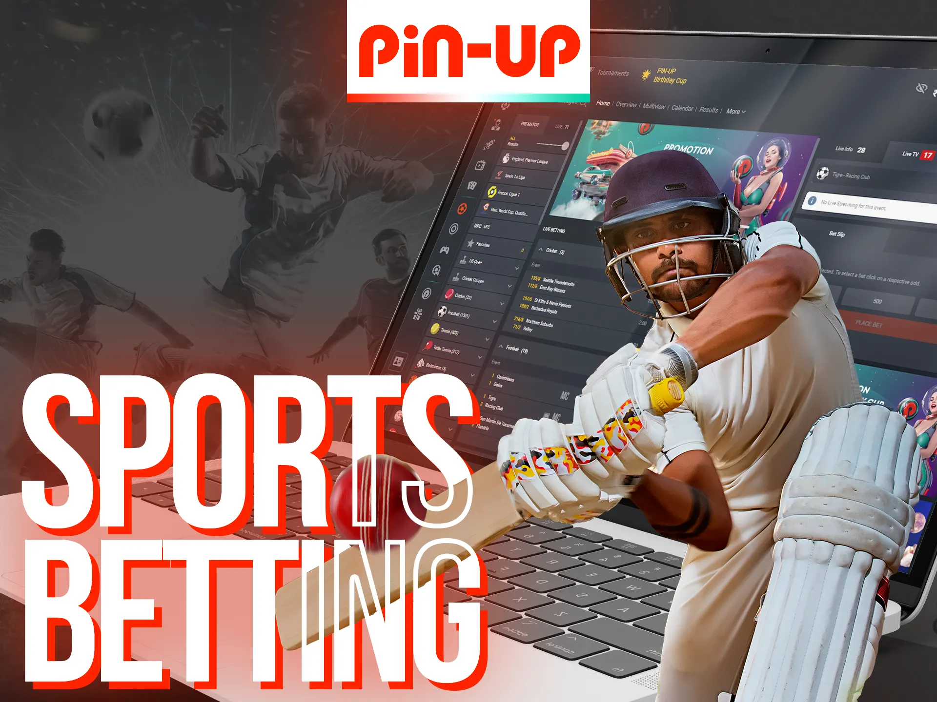 Place sports bets at Pin-Up.