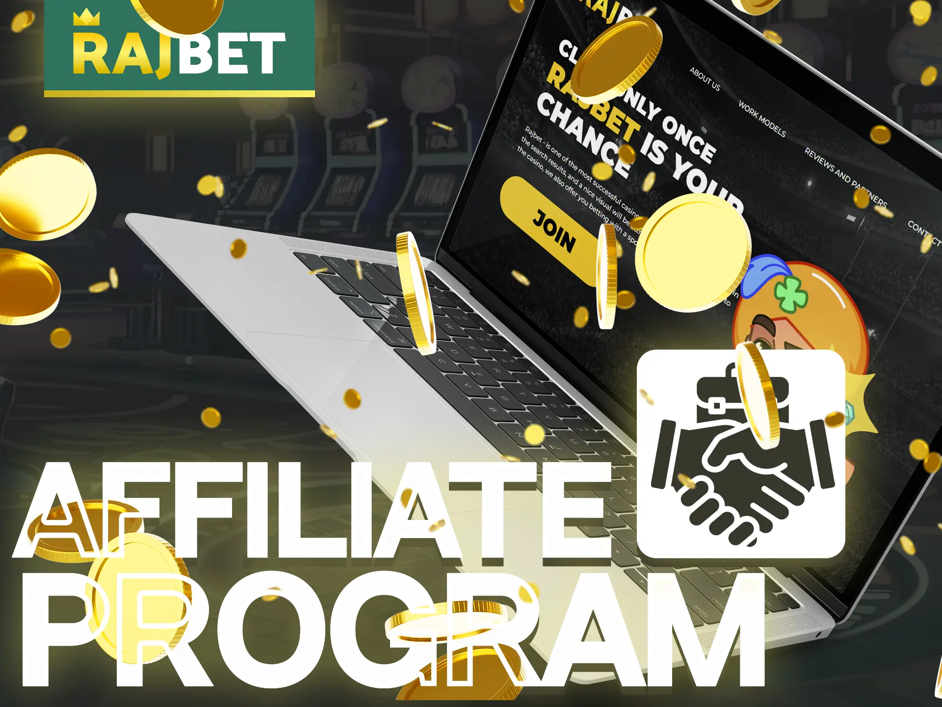Become a partner of Rajbet online casino.