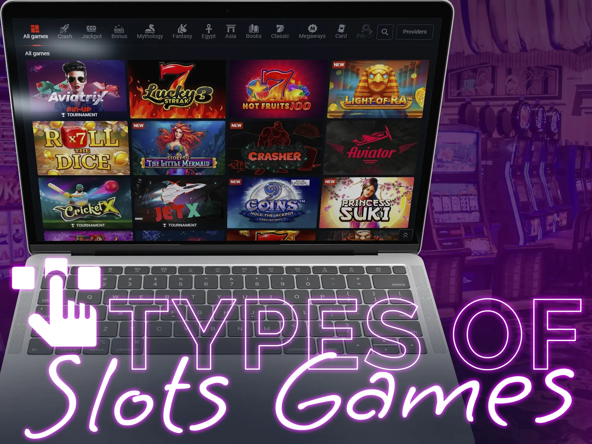 Get to know the many different types of slots you can play.