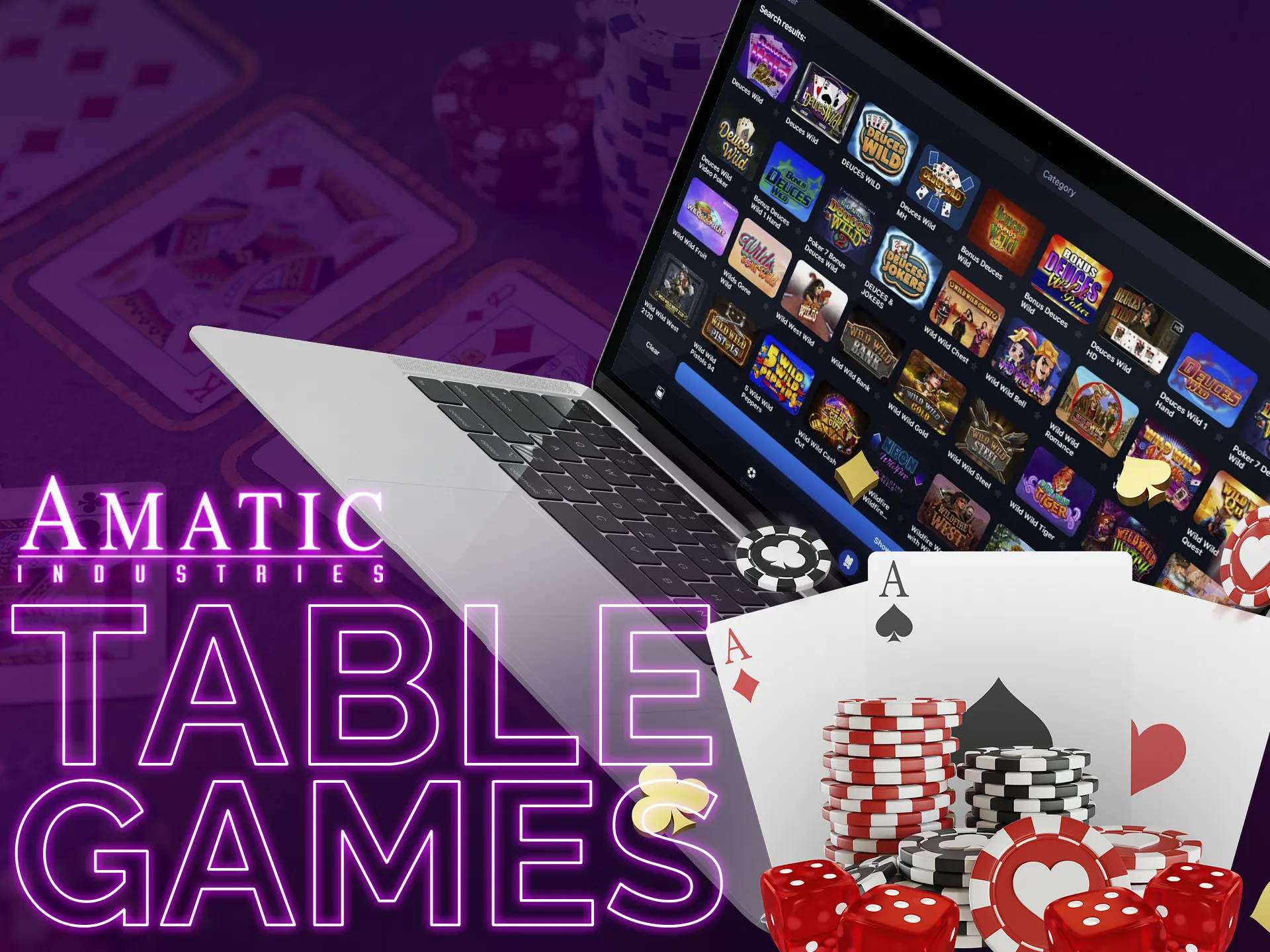 Amatic table games is a blackjack, Jacks, Deuces, Joker.