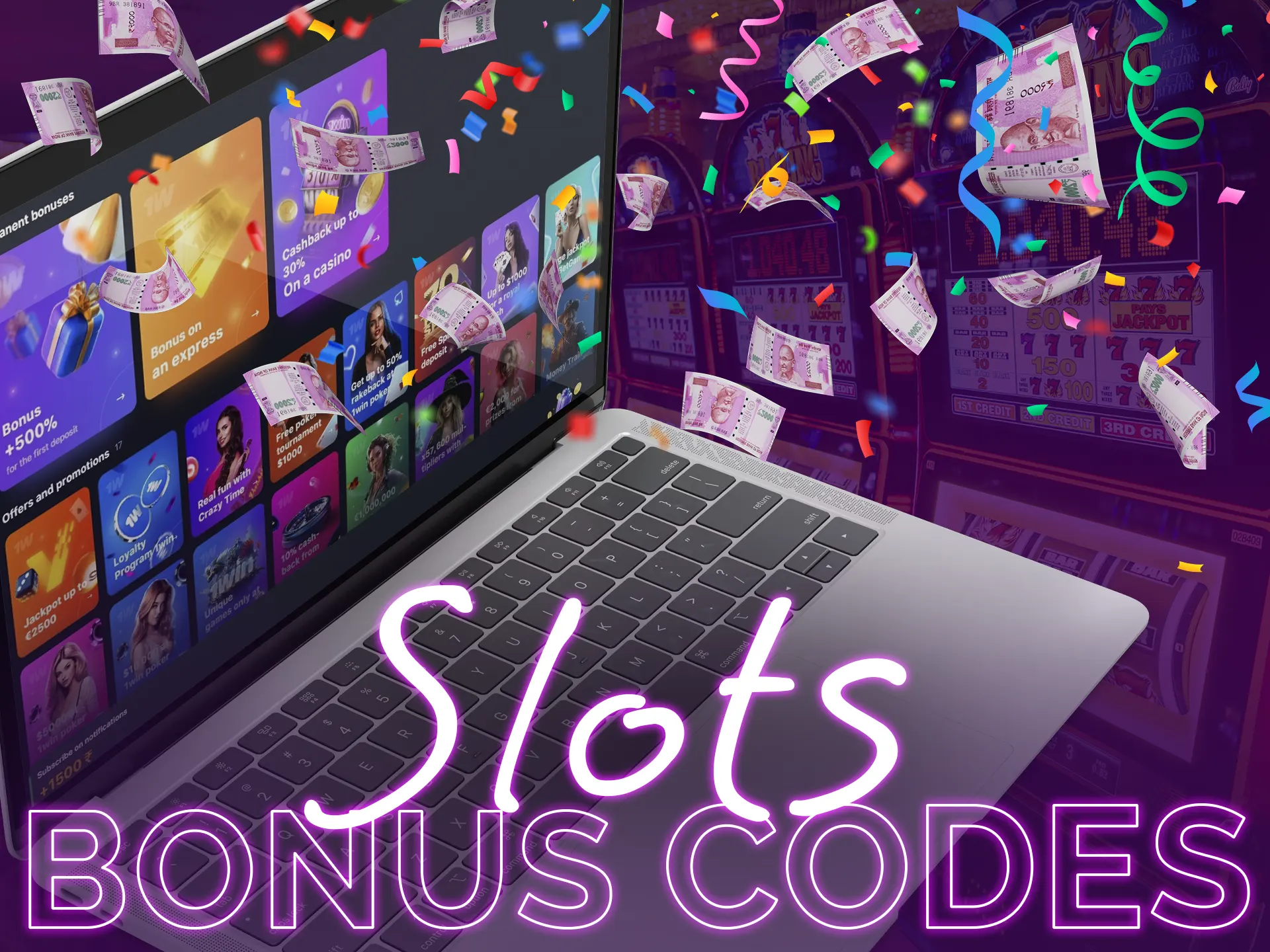 Use slots bonus codes for more benefits.