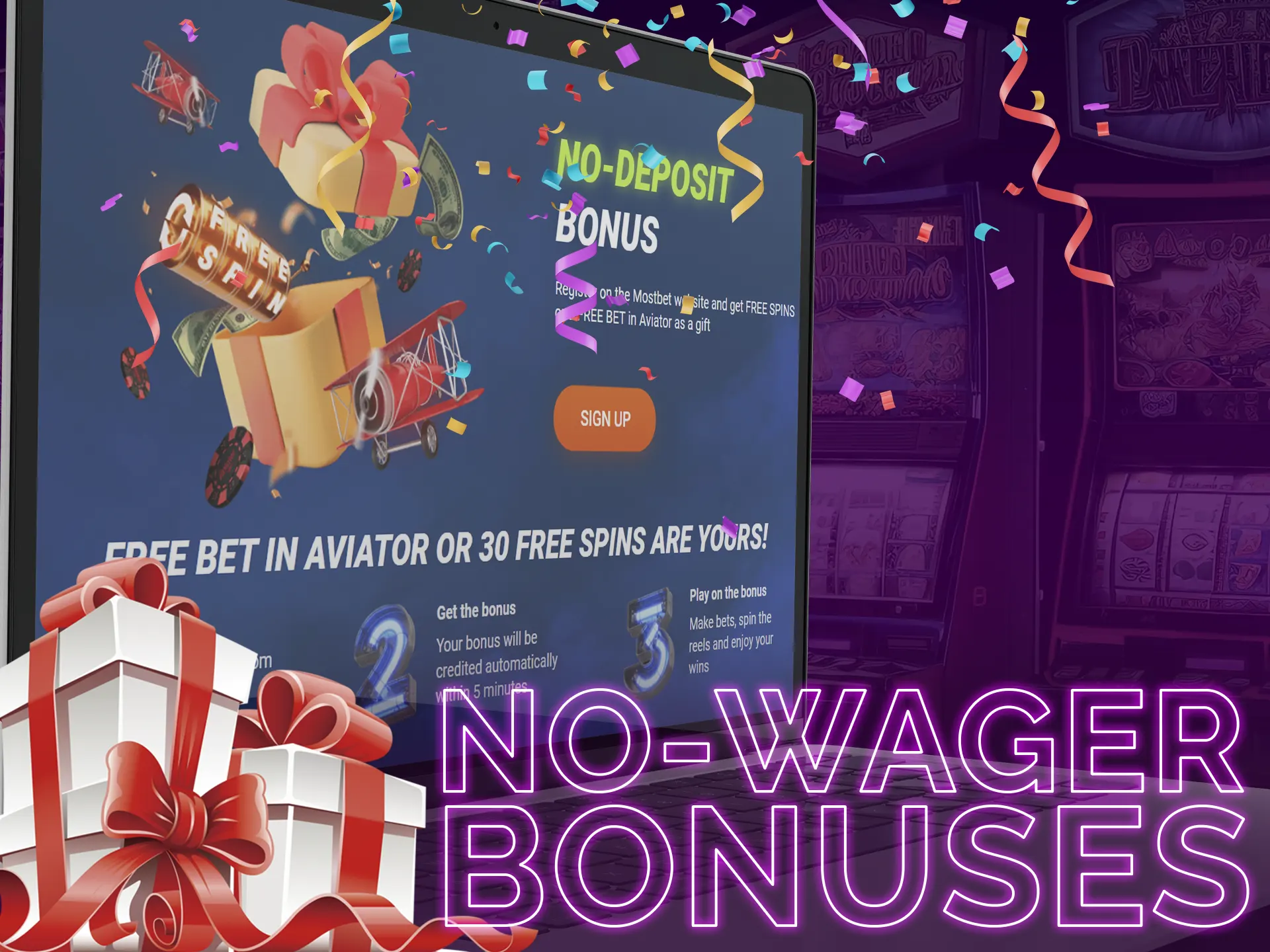 No wagering bonuses: keep your winnings hassle-free, ideal for players who prefer simplicity and transparency.