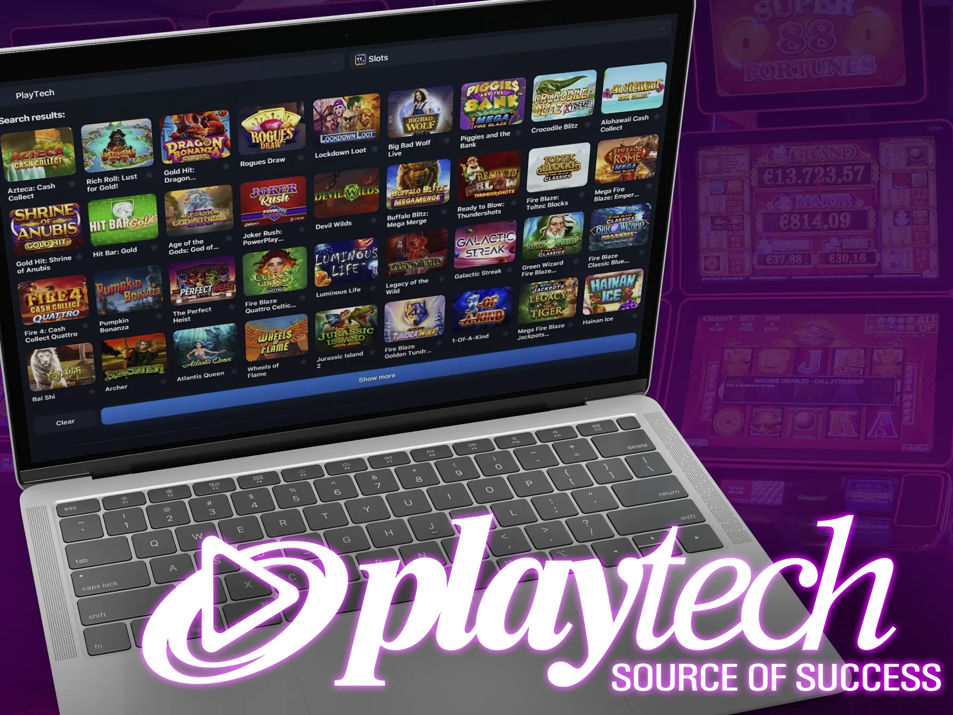 Playtech provider, a big name in gaming, is a global tech giant with 500+ games.