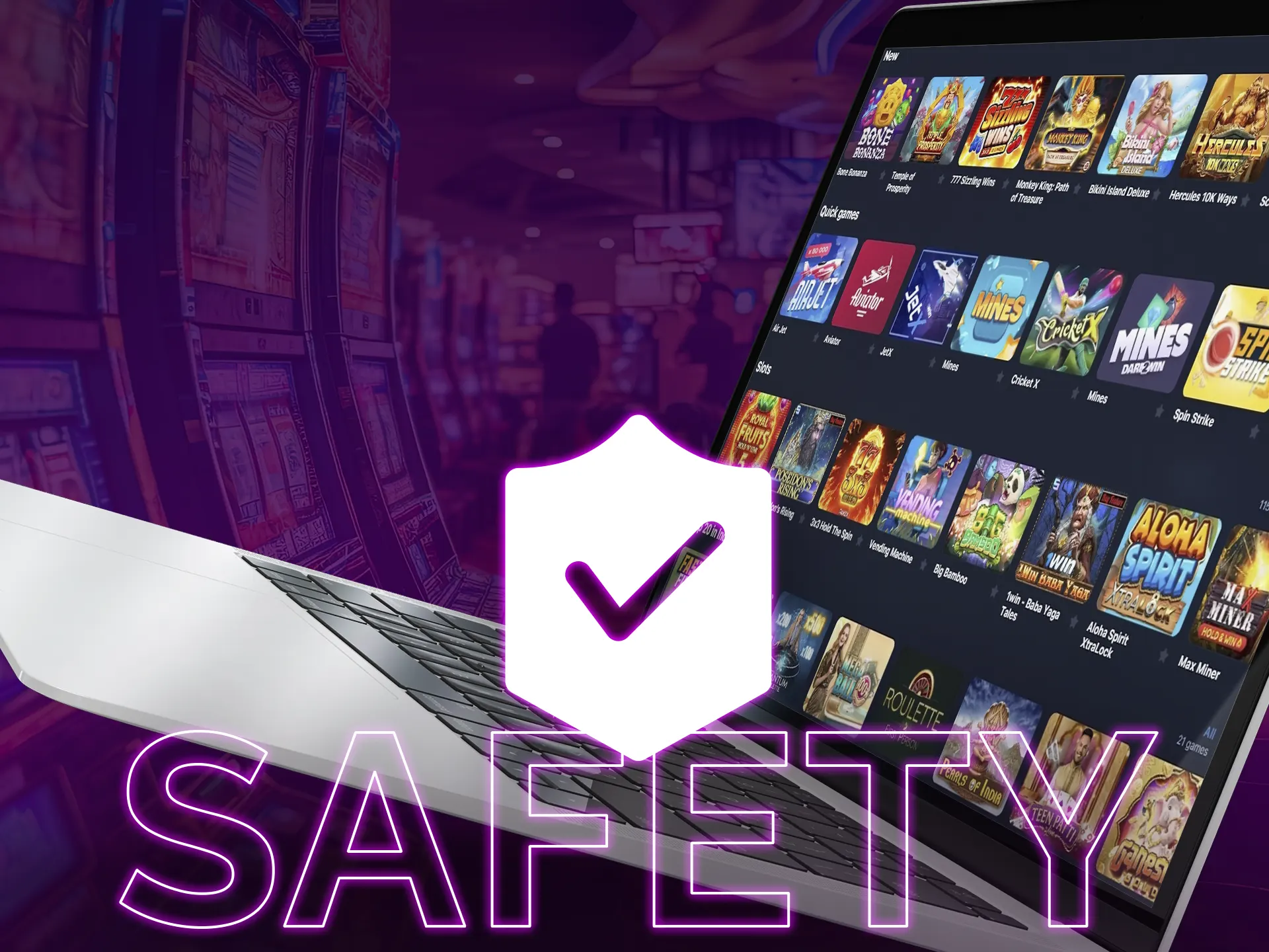 Learn about safety of using casino games of any provider.