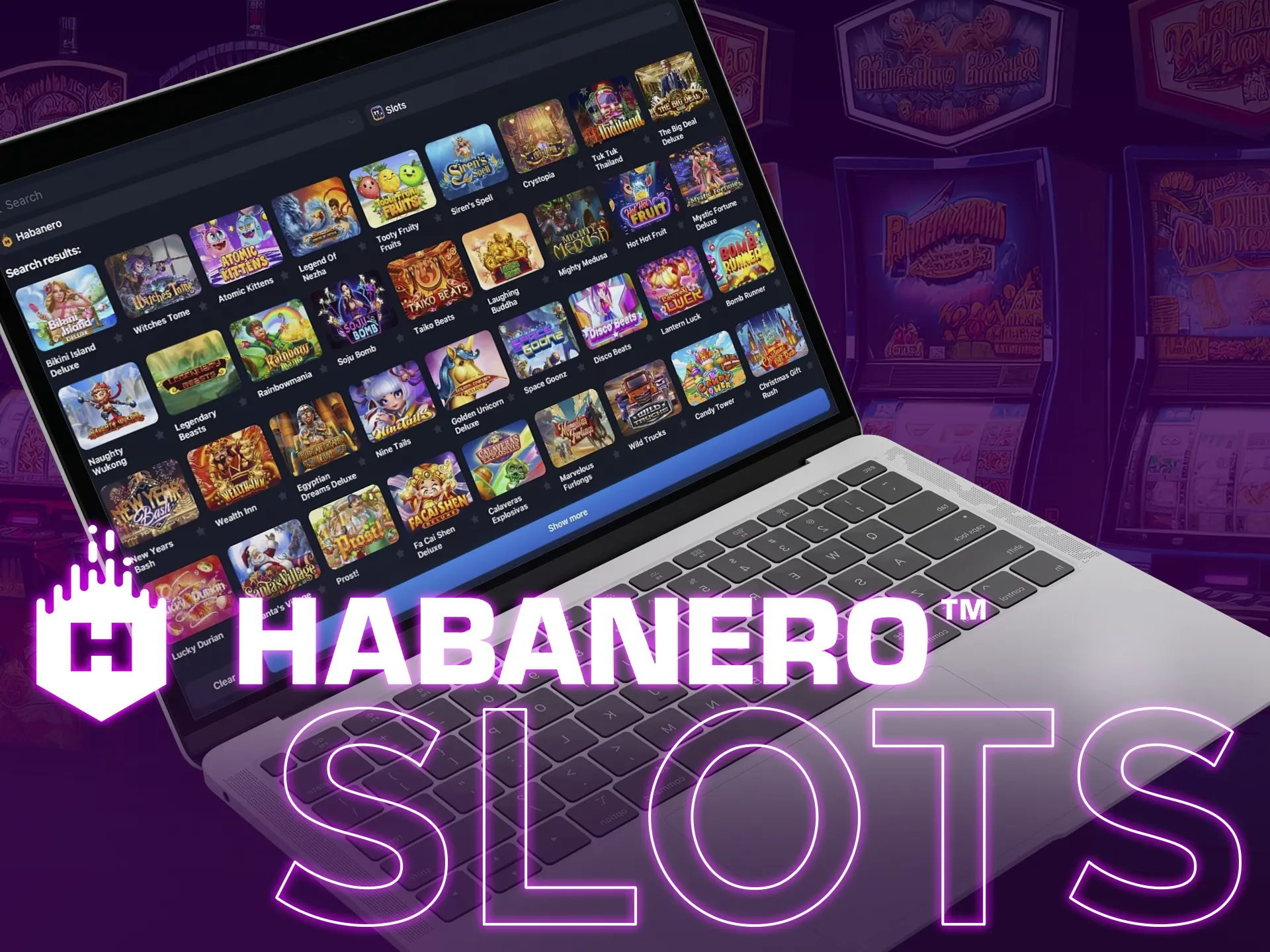 Habanero offers 151 online video slots and various themes.