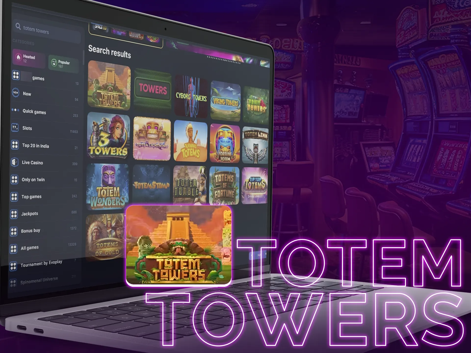 In the Totem Towers you find an ancient world Mayan vibe.