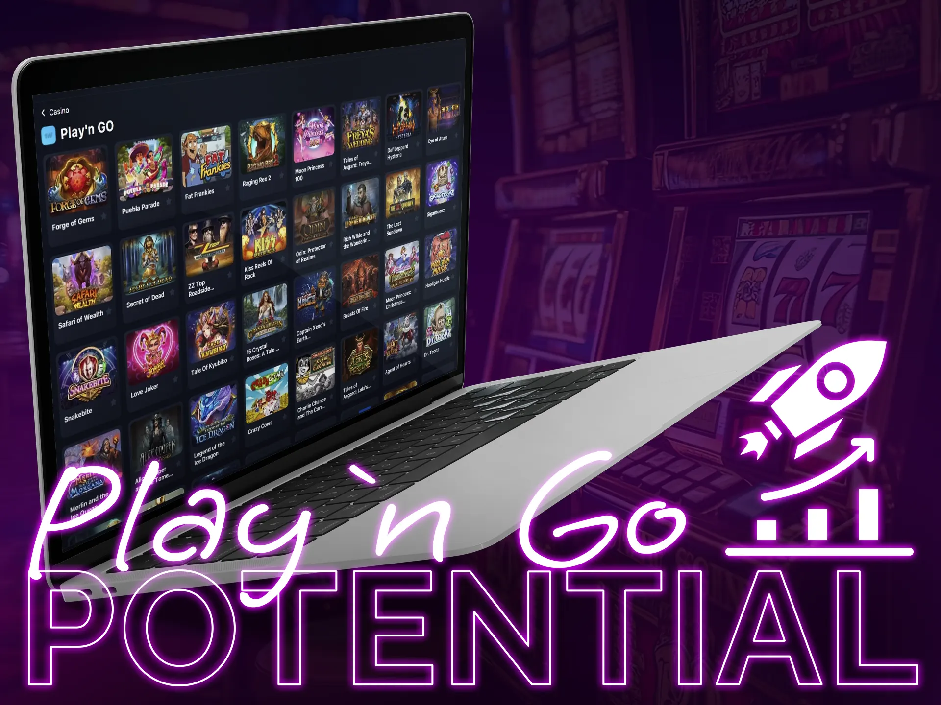 The games offered by Play'n Go have potential for a big winnings.