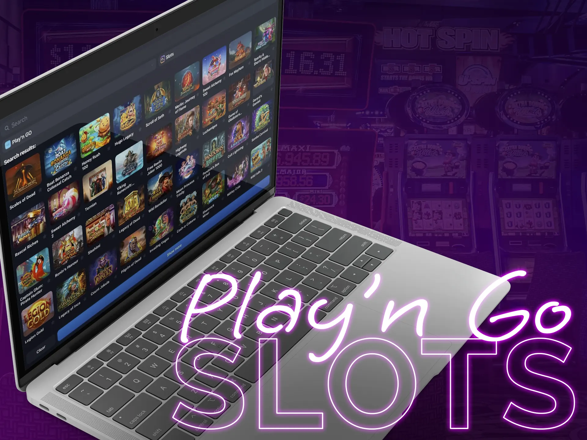 Enjoy Play'n Go`s wide variety of slots.