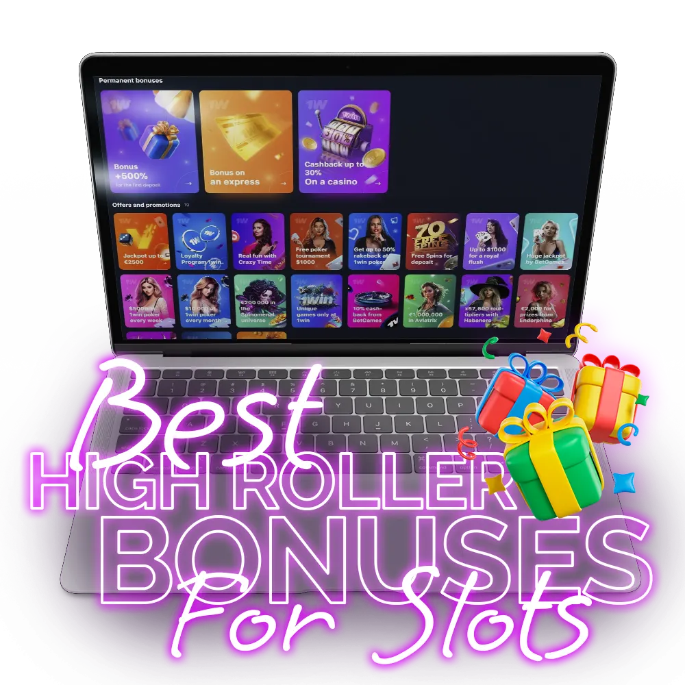 Enjor best High-Roller bonuses for slots.