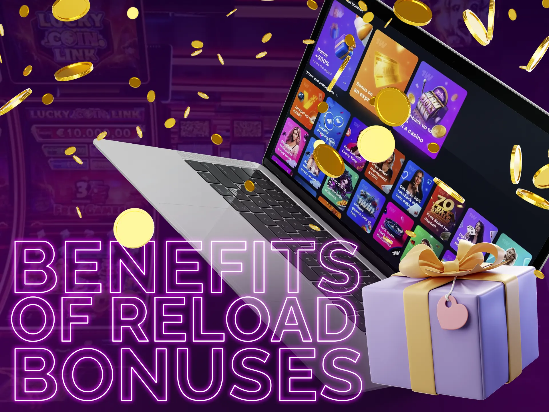 Amazing benefits coming from reload bonuses.