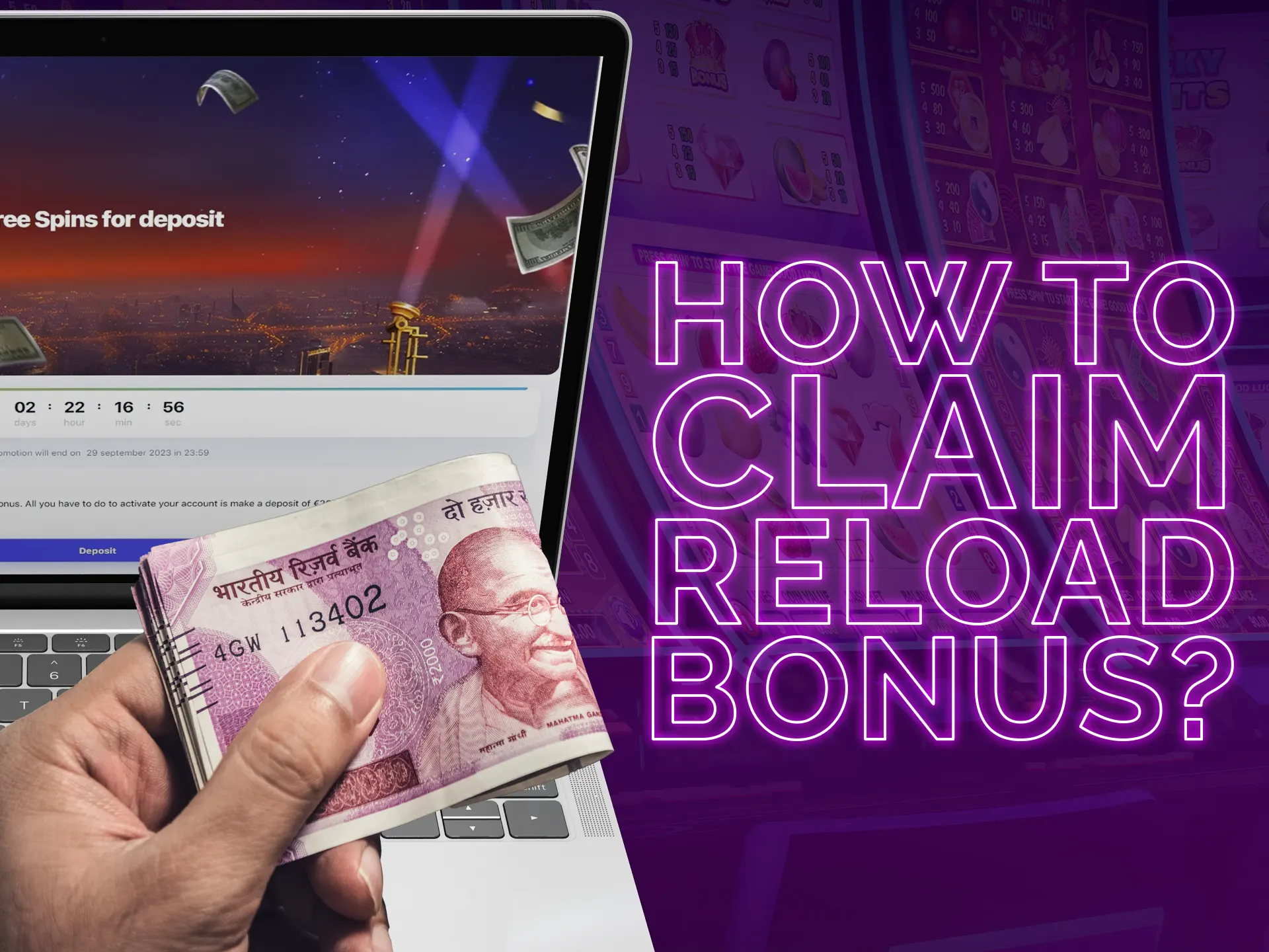 Learn how to claim the reload bonus.