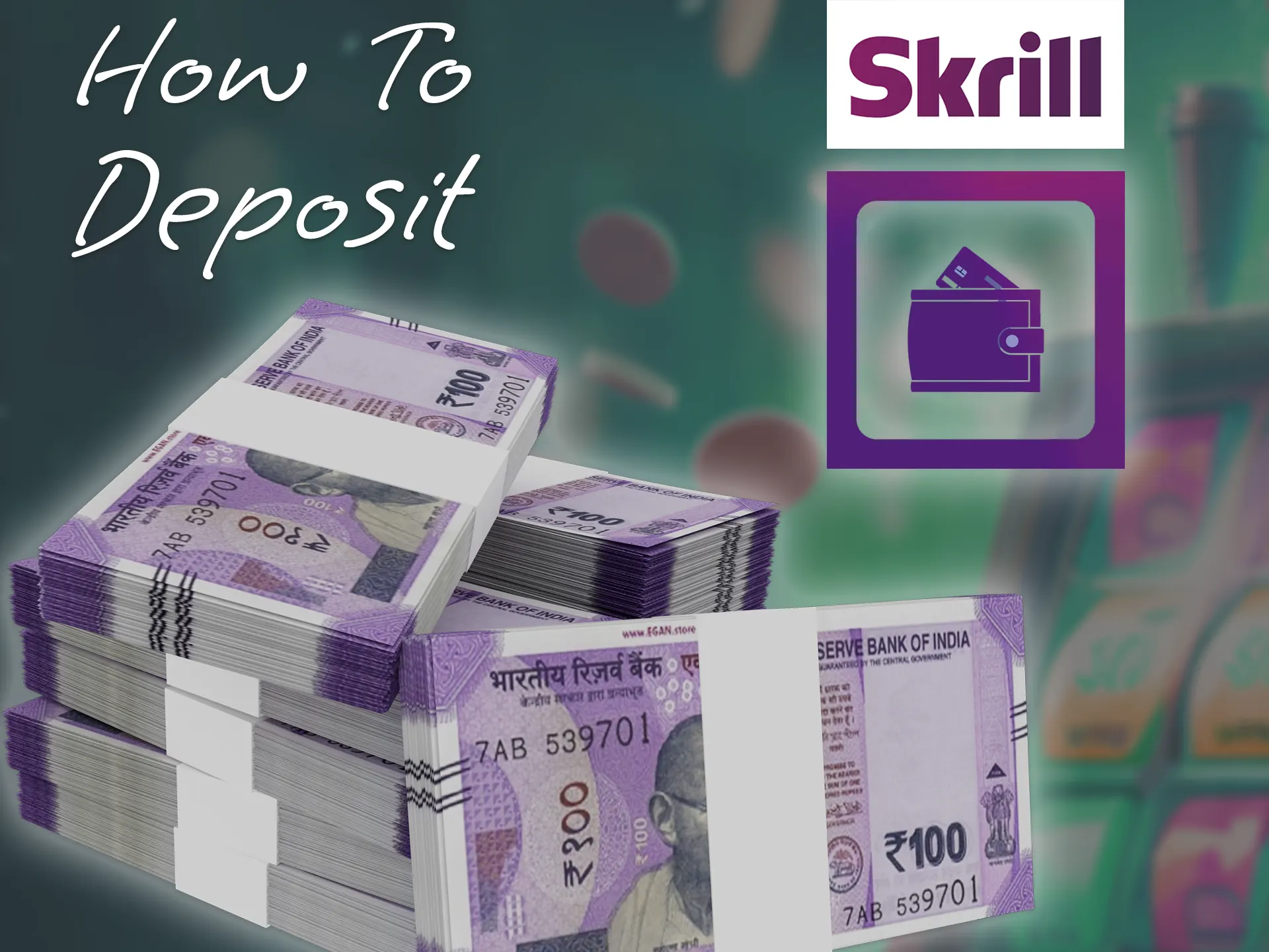 Refill your game account using the Skrill payment system.
