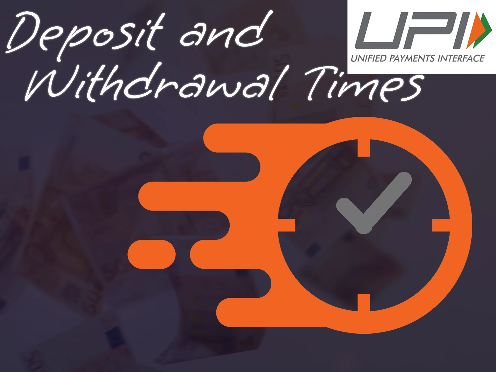 The UPI payment system provides instant transfer of funds.
