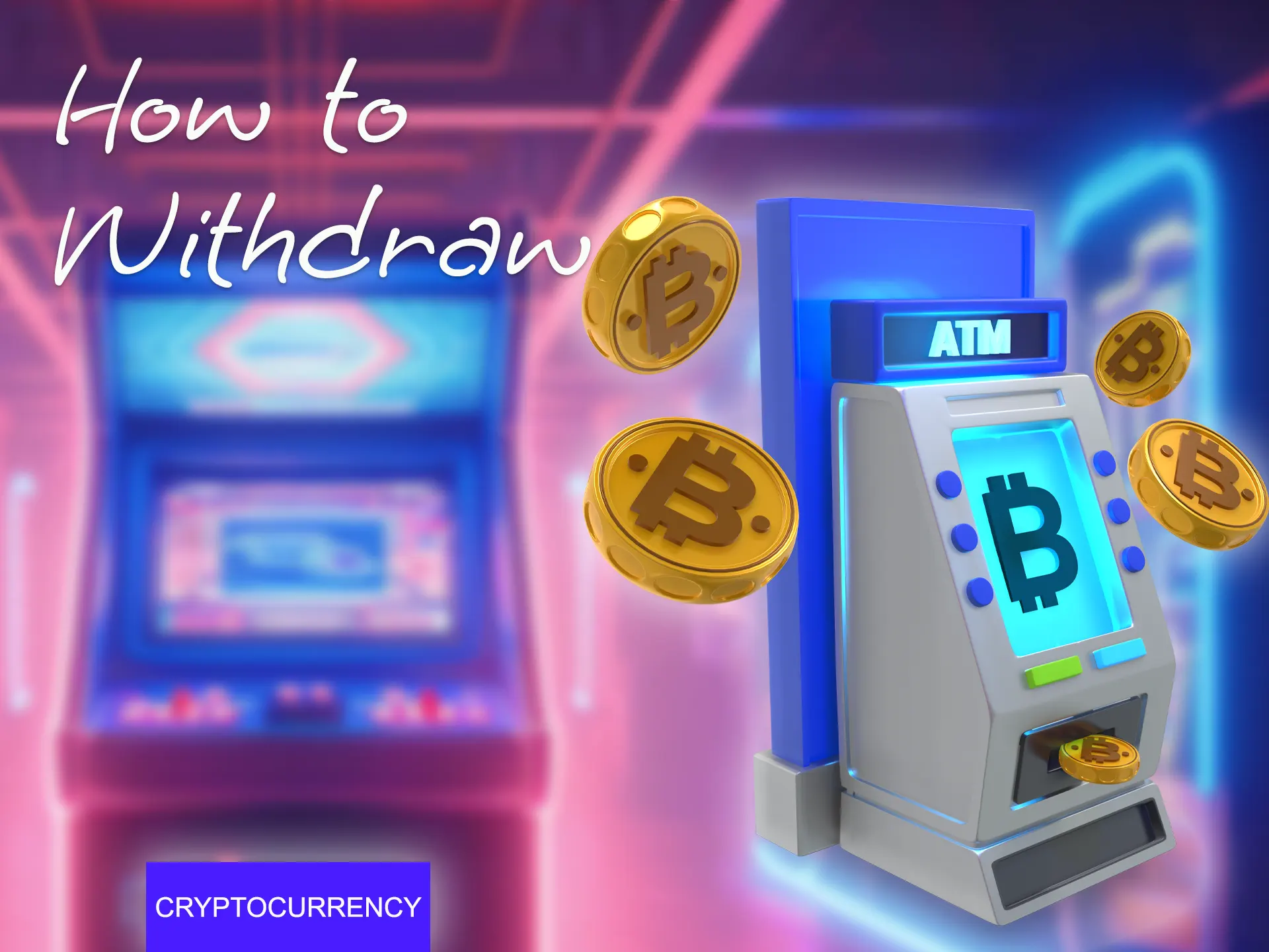 Learn how to withdraw money from your gaming account to your cryptocurrency wallet.