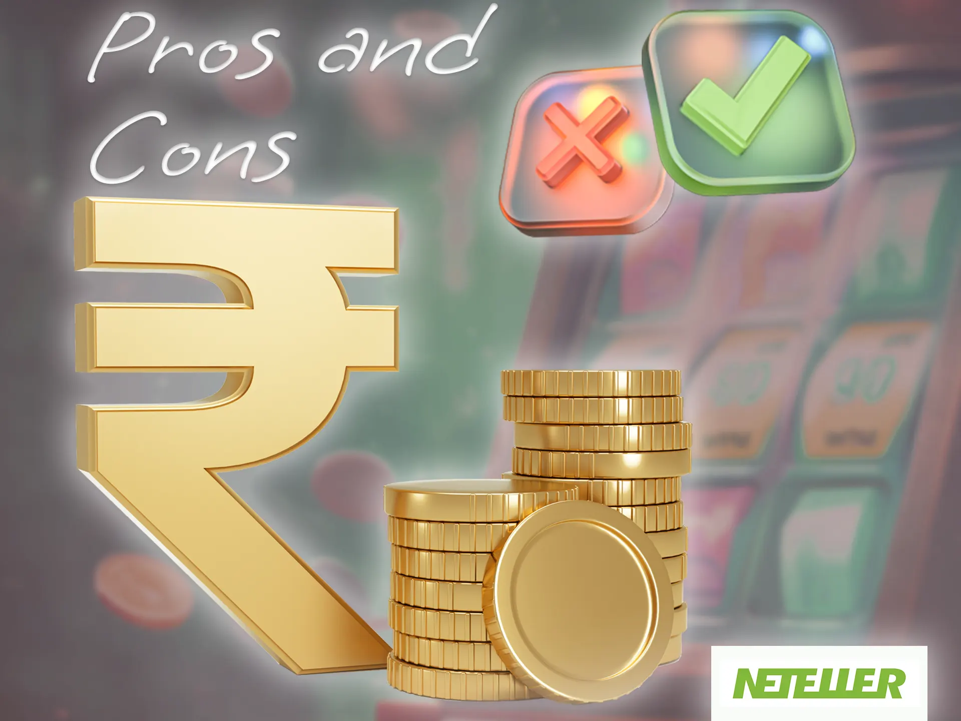 Familiarise yourself with the main pros and cons of Neteller.