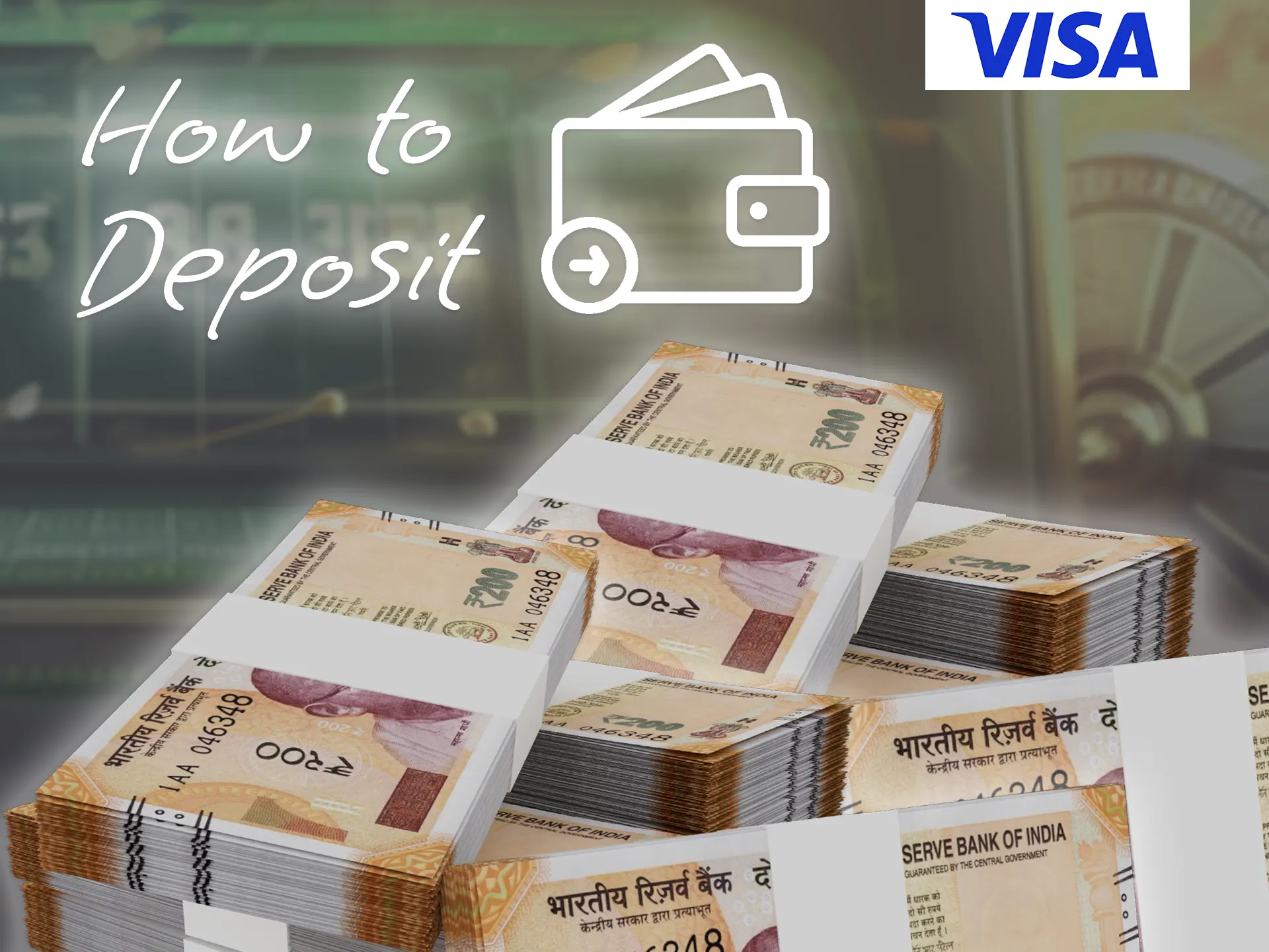 Refill your game account using the Visa payment system.