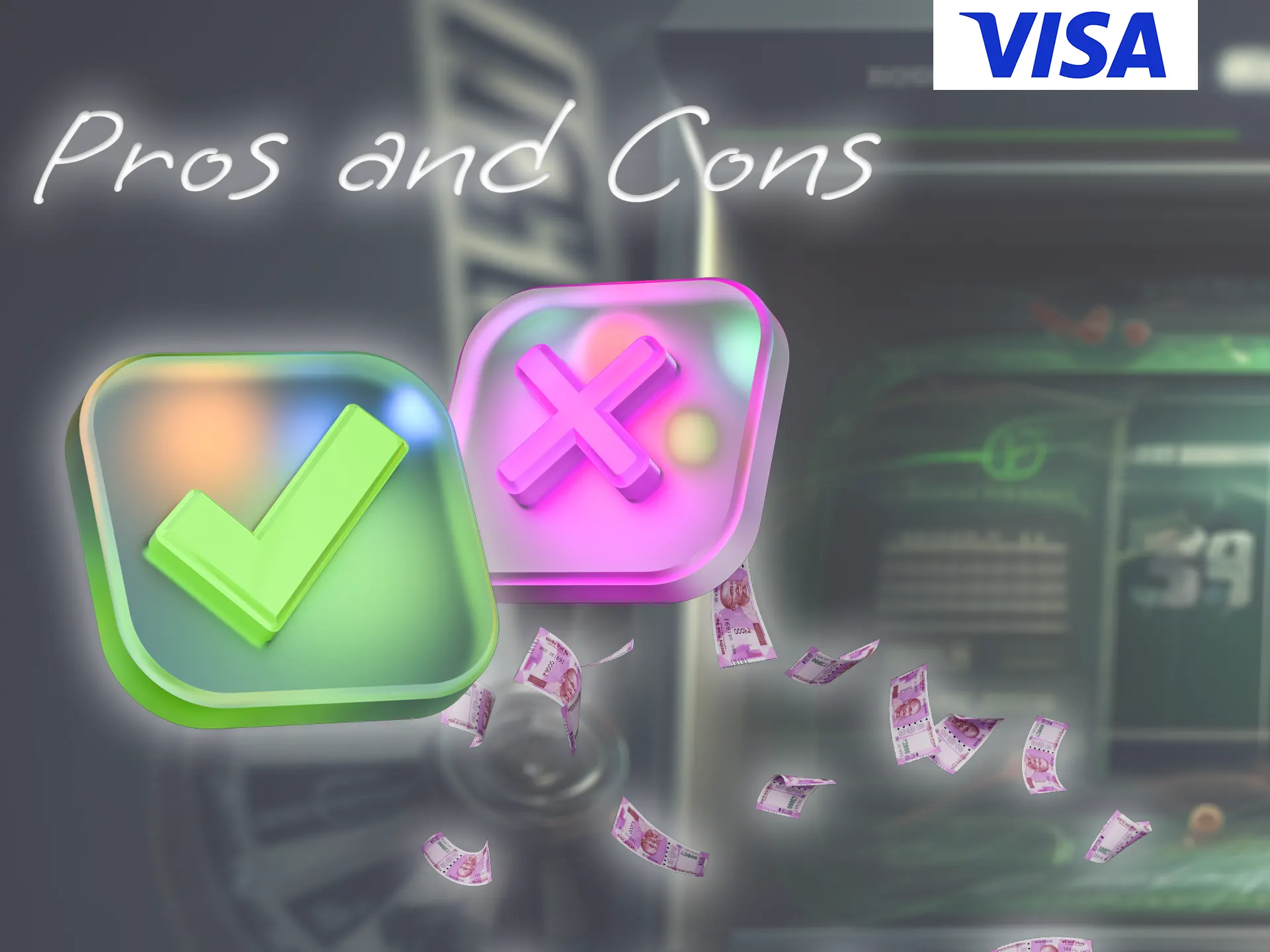 Check out the main pros and cons of Visa.