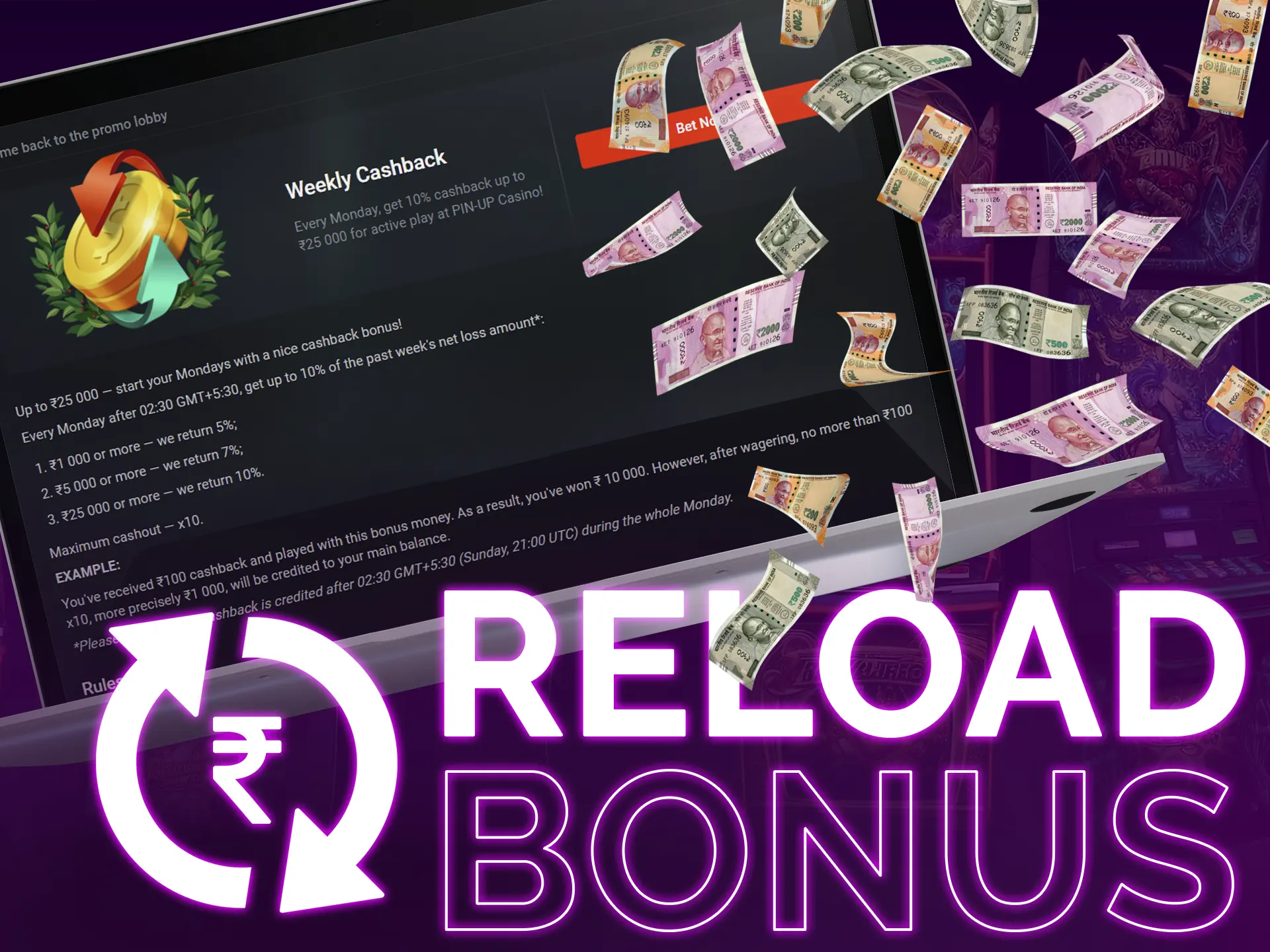 Meet the reload deposit bonus!