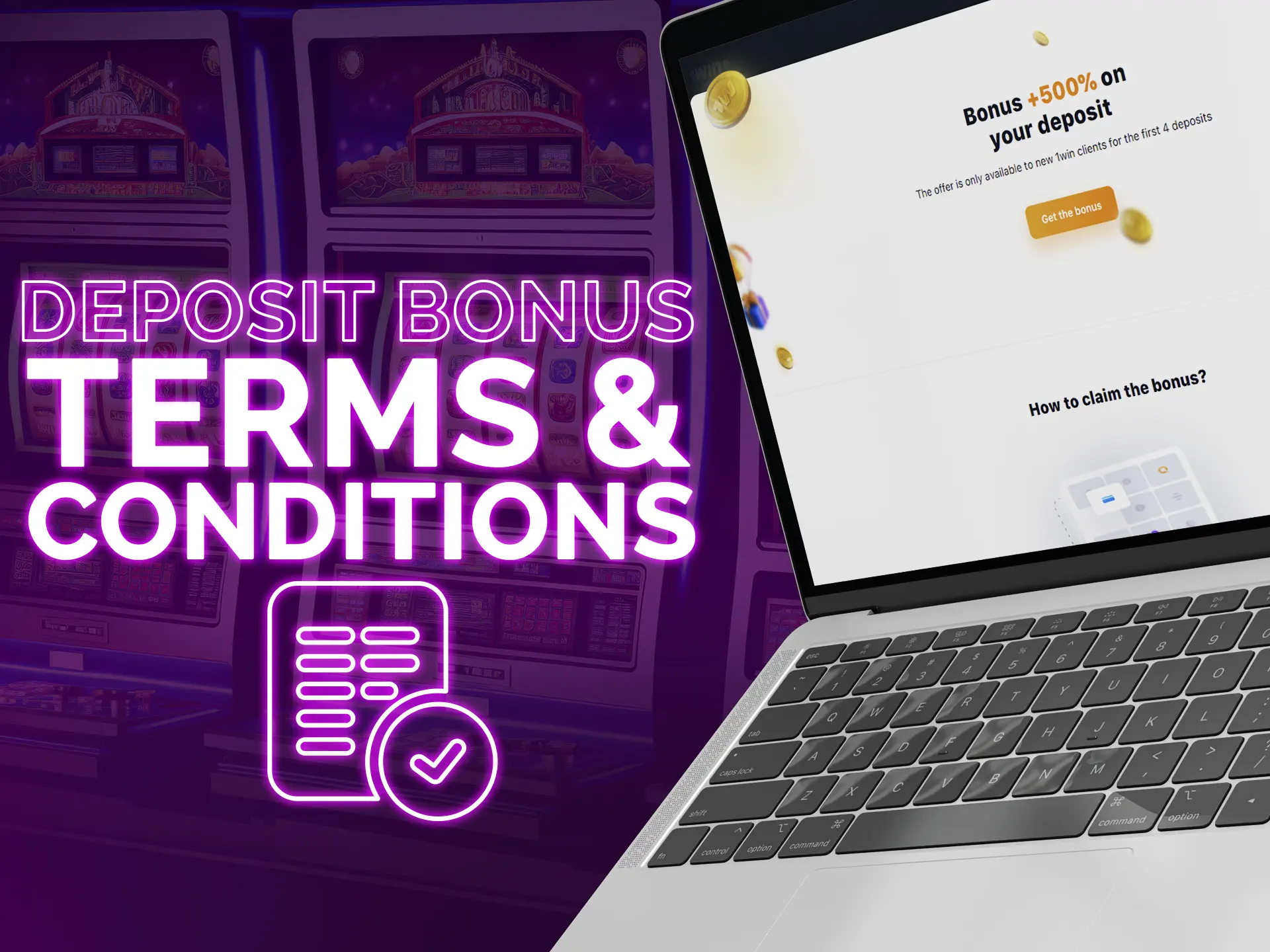 Read terms and conditions and get then your deposit bonus.
