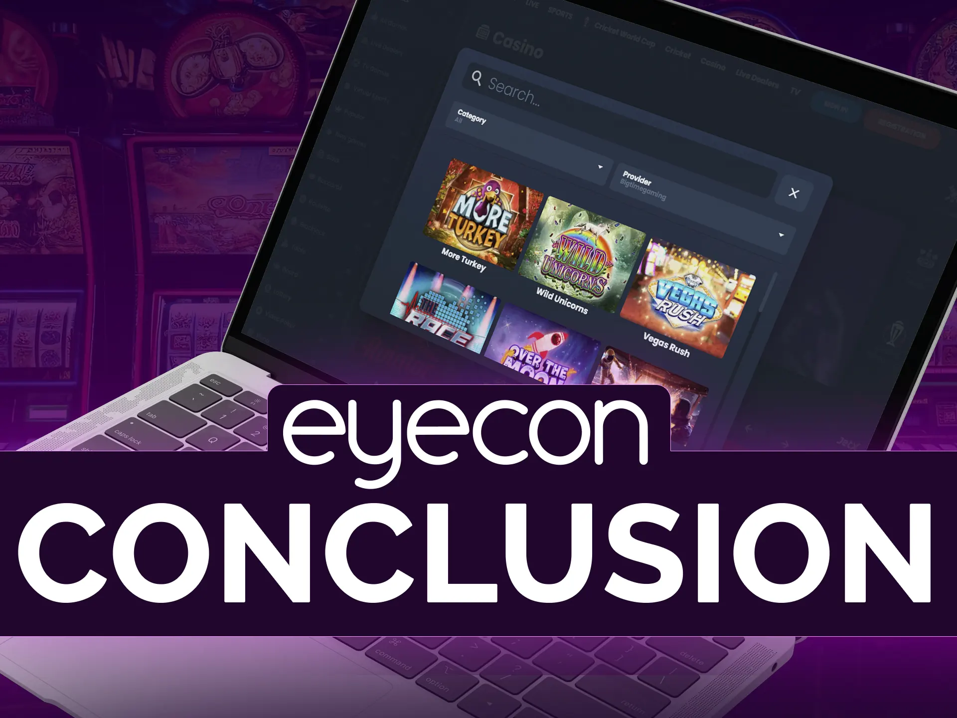 Eyecon: Top provider with quality games, high RTP, diverse plots.