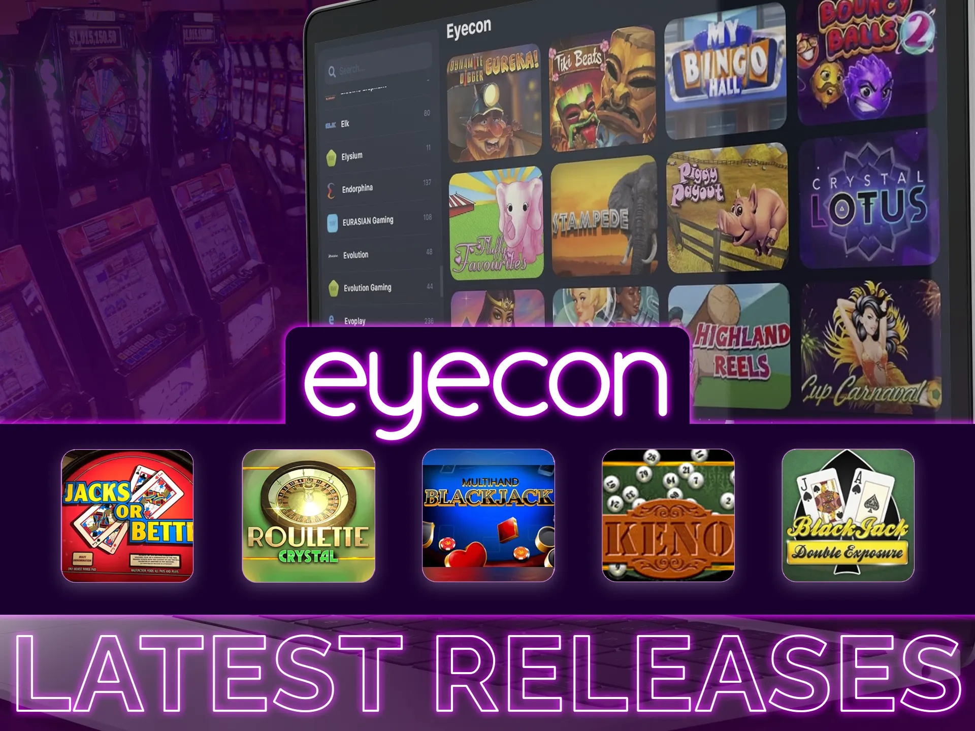 Check out latest releases of the Eyecon Software provider!