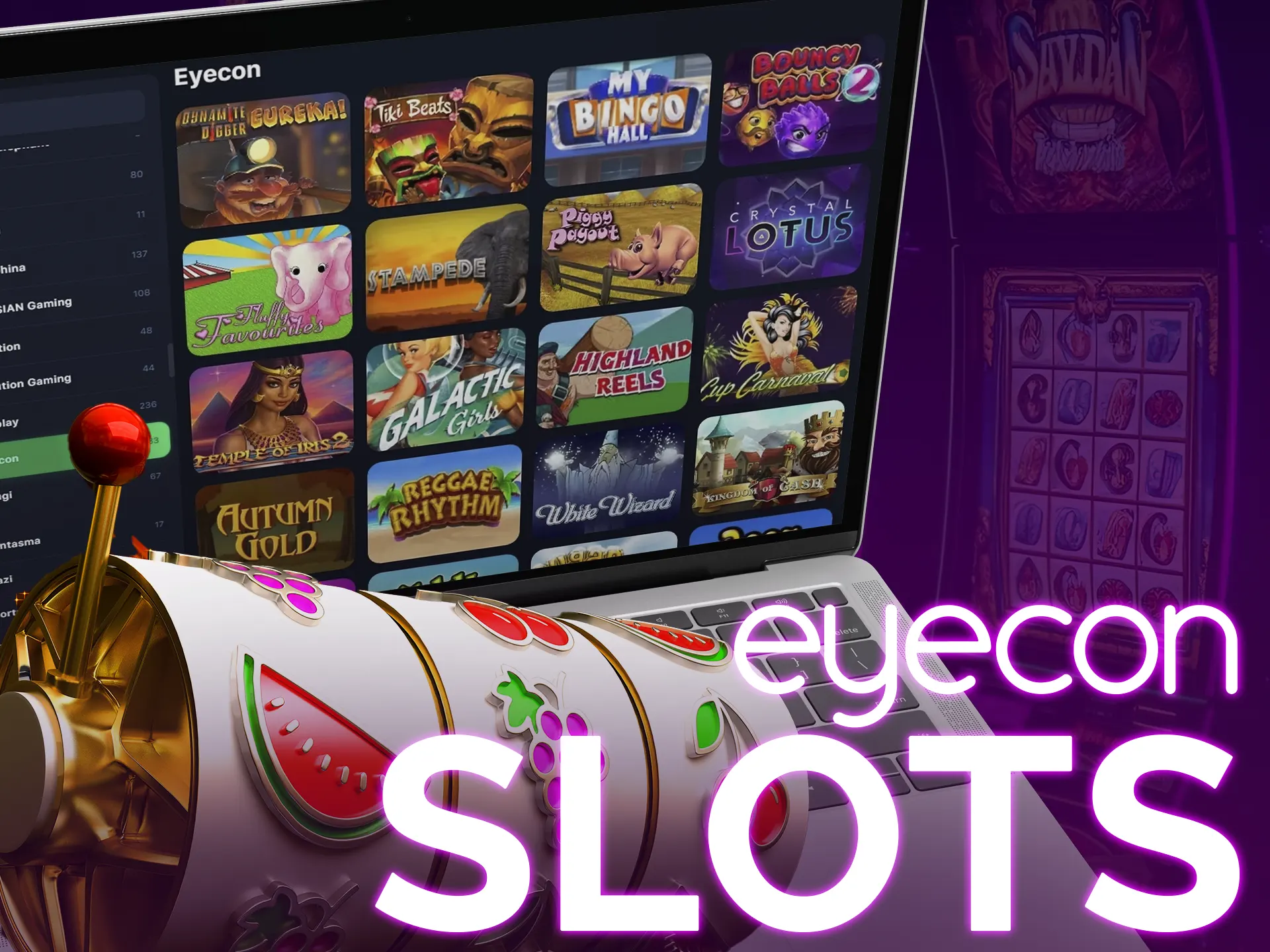Explore and try best Eyecon slots!