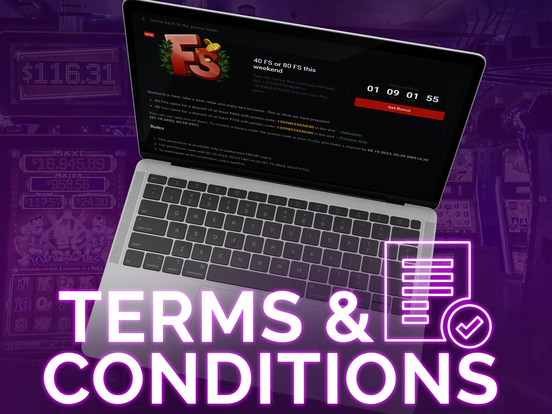Check terms and conditions before you'll get a live casino bonus.