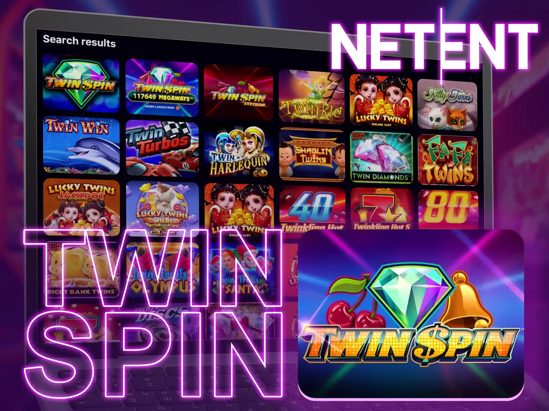 Play the classic Twin Spin slot and make winning combinations.