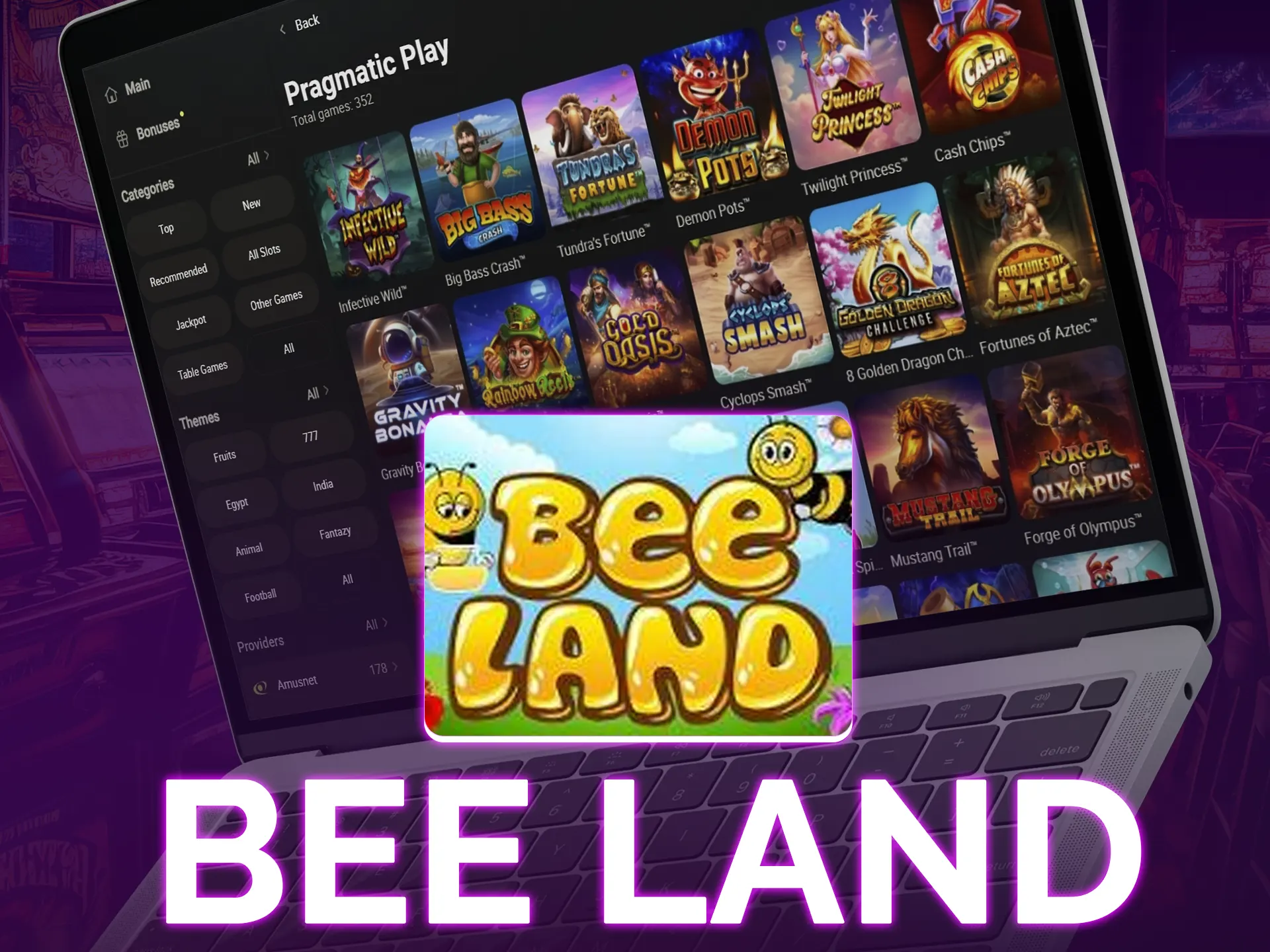 Play Bee Land slots from Octopus Gaming!