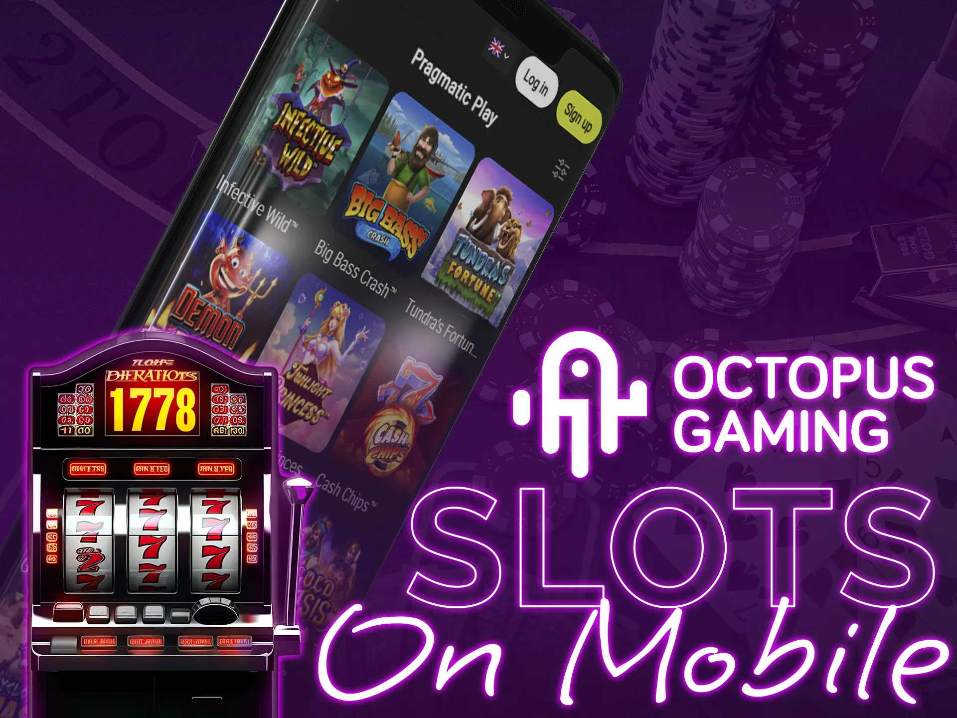 Take the opportunity to play Octopus Gaming slots from mobile!