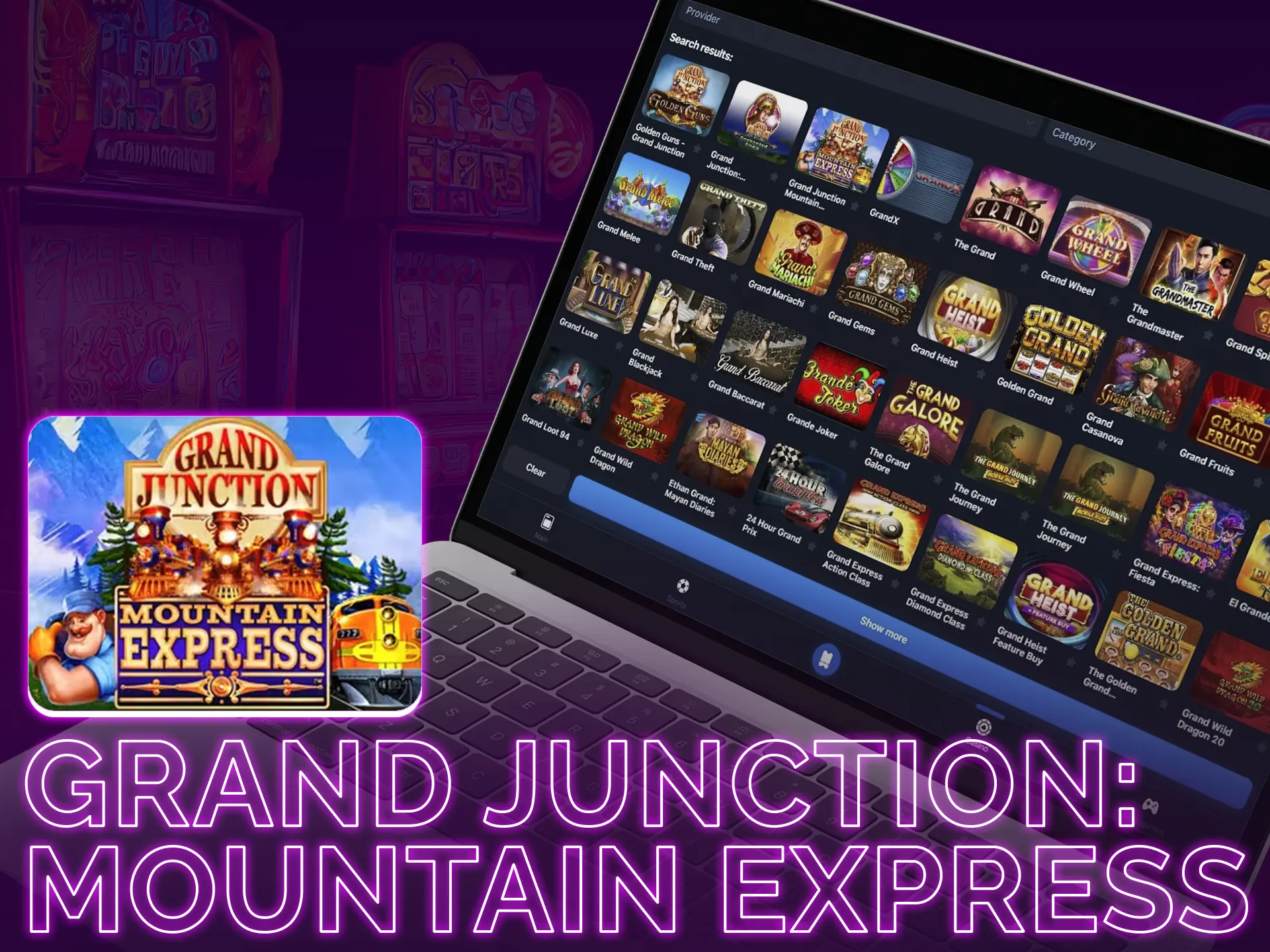 Enjoy the world of treasures with Grand Junction: Mountain Express slot.