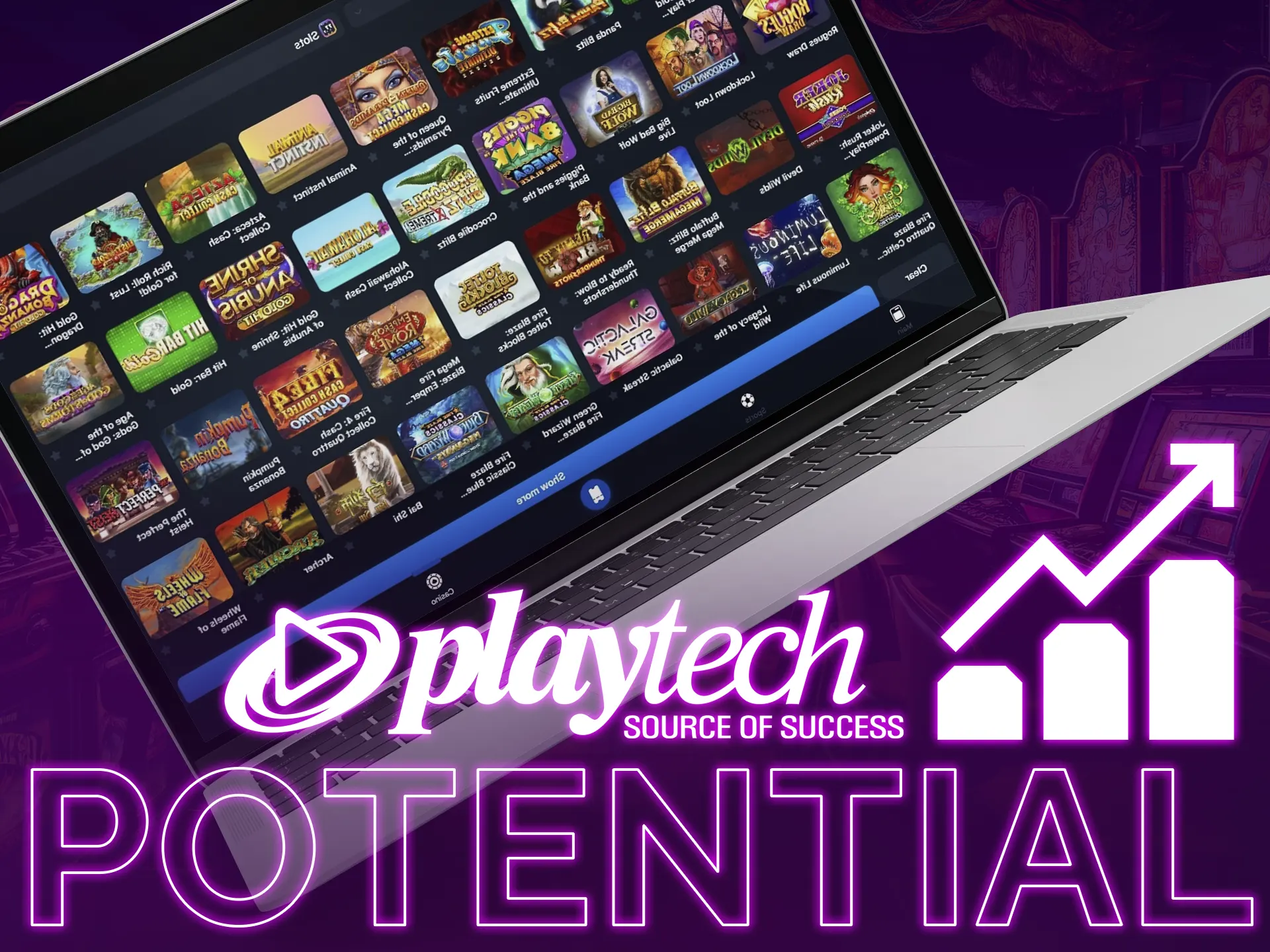 Playtech Potential indicates the assured size of your potential winnings.