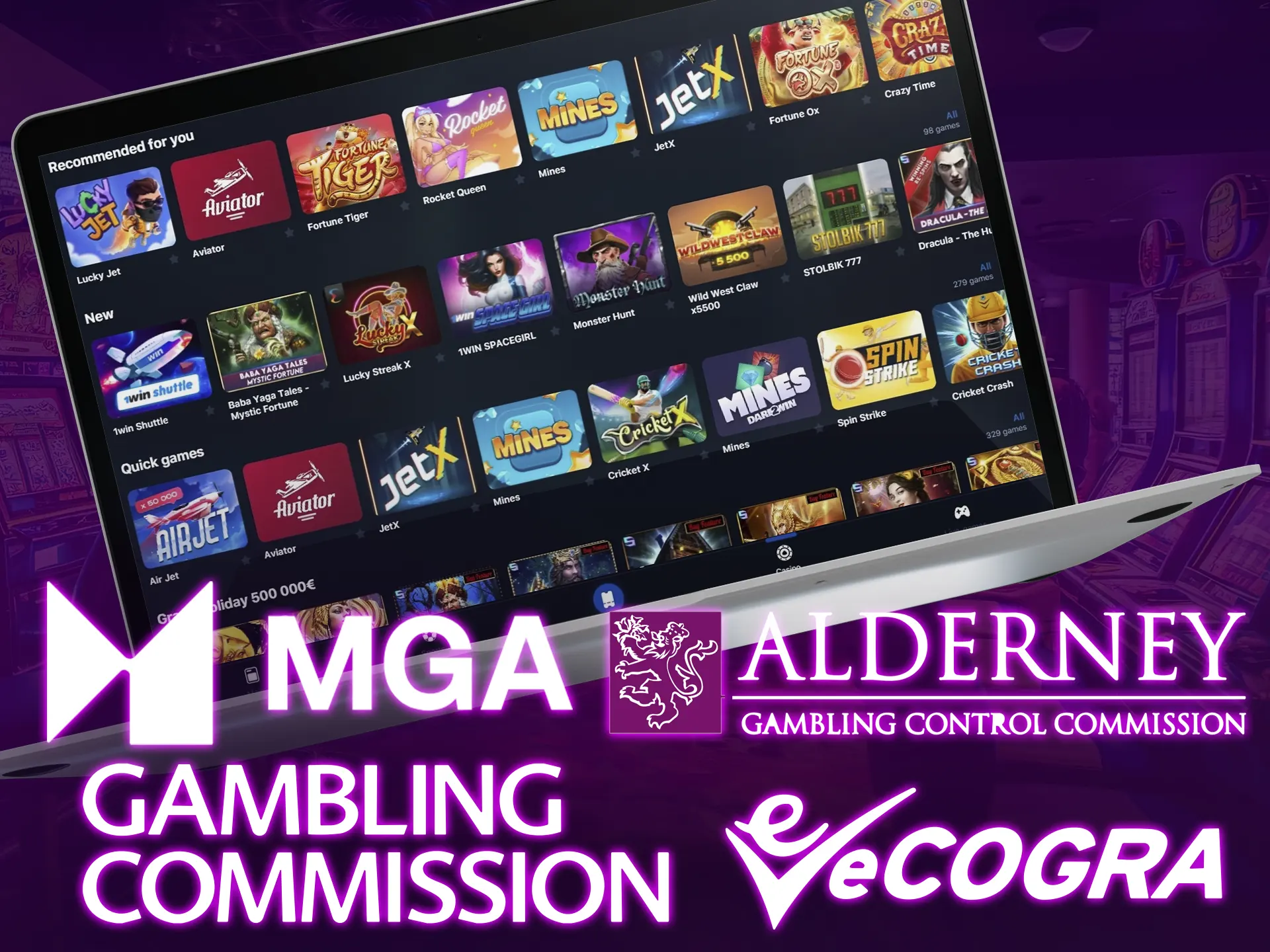 Find out more about security and legality of the relax gaming provider.