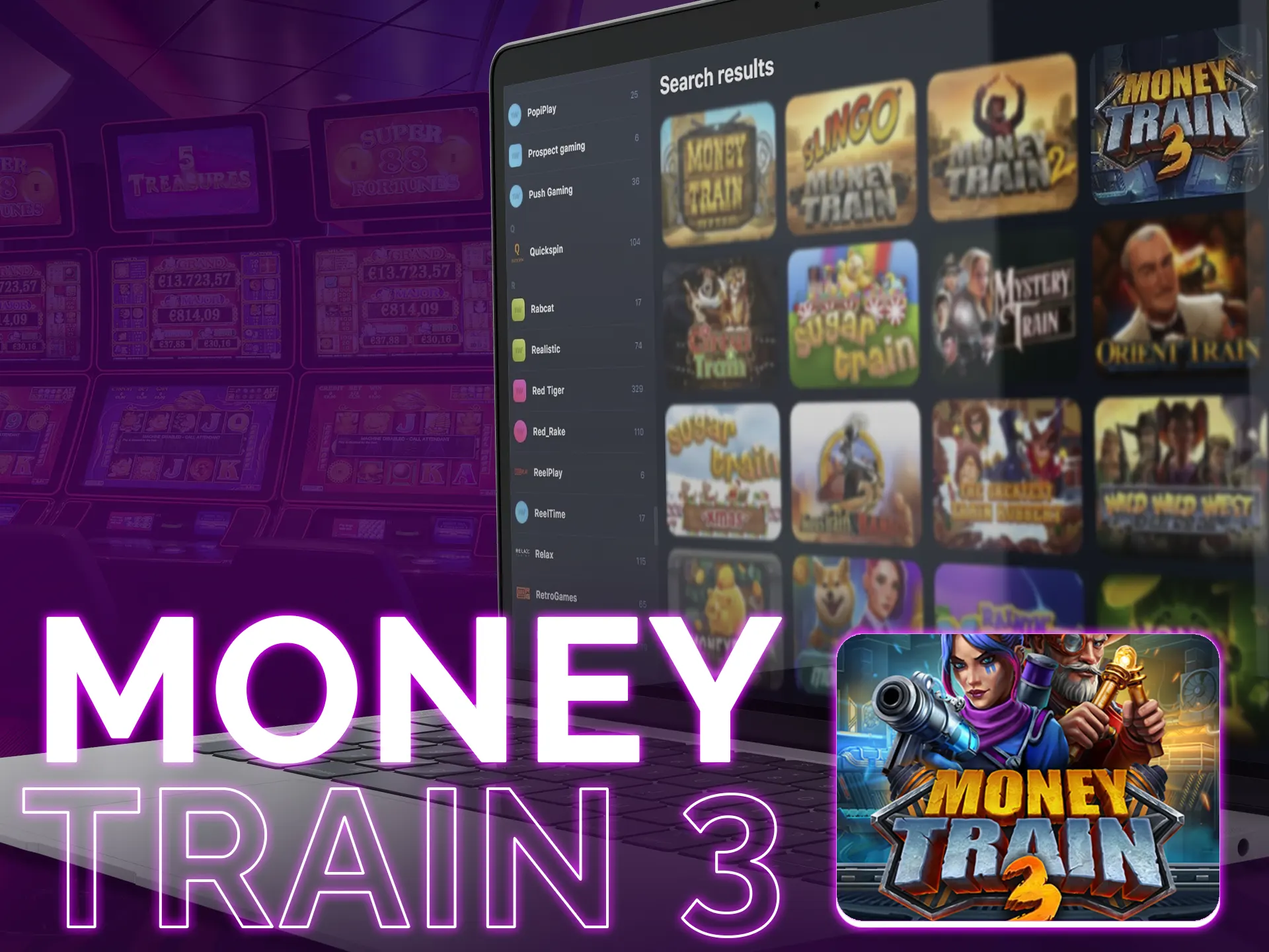 Money Train 3 is a cyberpunk-themed slot with robots, gems, and easy gameplay.