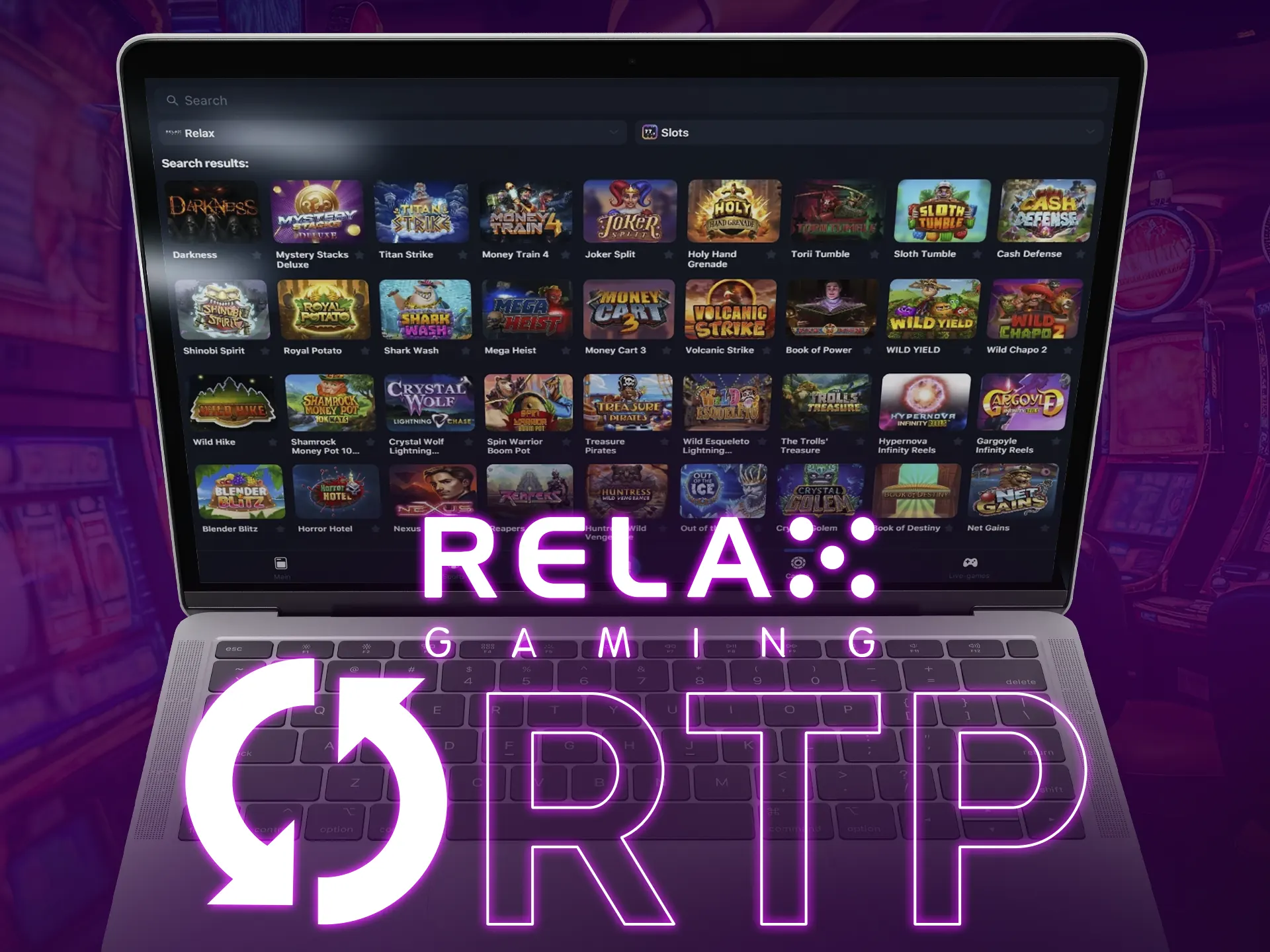 Enjoy high RTP playing Relax Gaming slots!