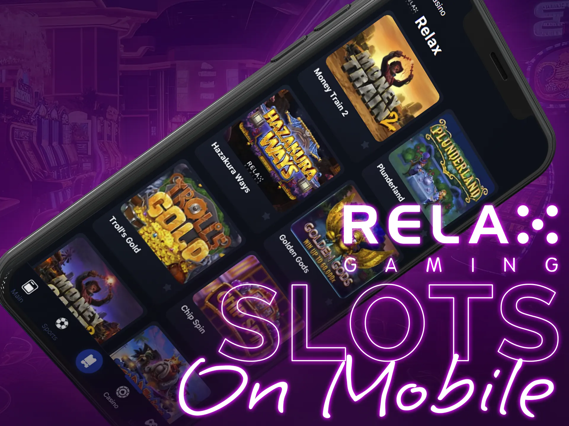 You can enjoy Relax Gaming slots even from mobile devices.