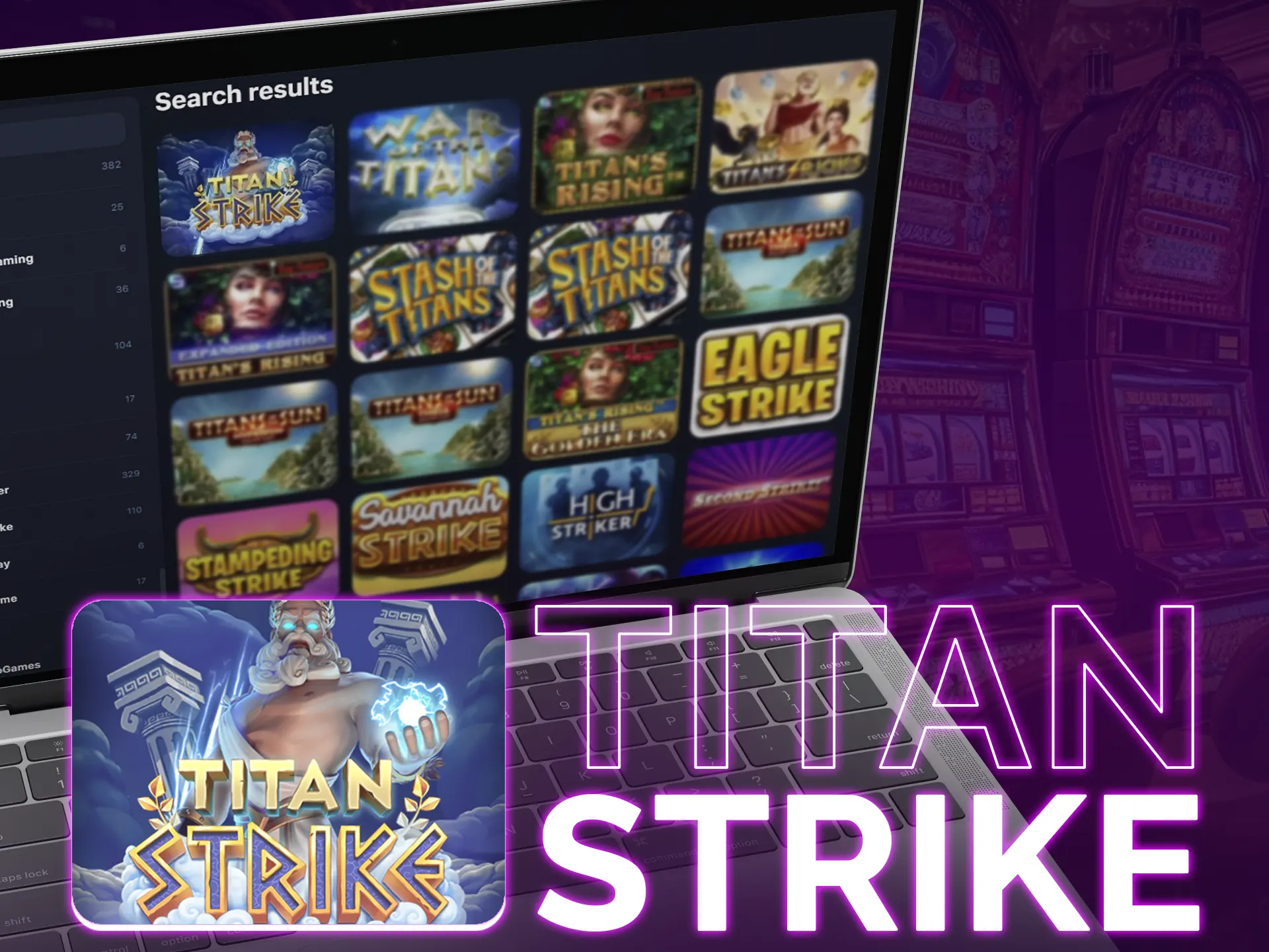 Titan Strike it`s an ancient greek gods slot, instant top-ranking novelty.