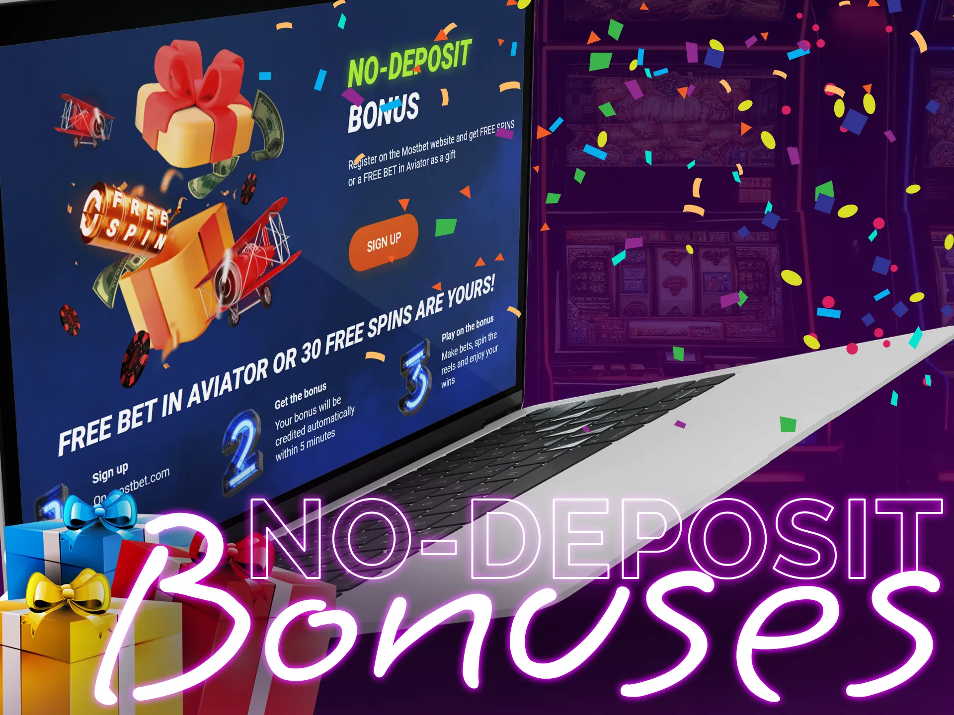 Get money for slots with no-deposit bonuses!