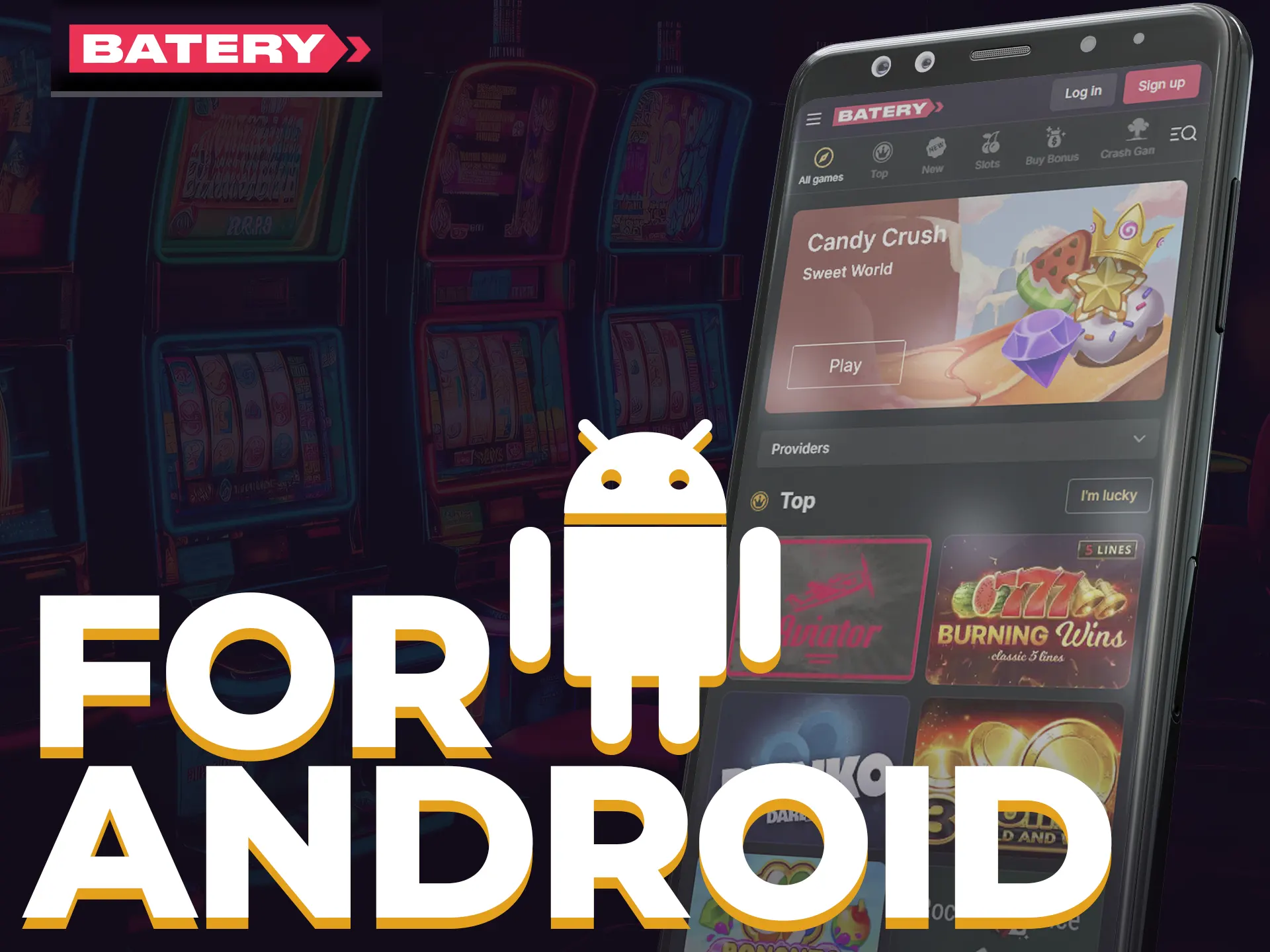Use Batery Android app to improve your gambling experience.